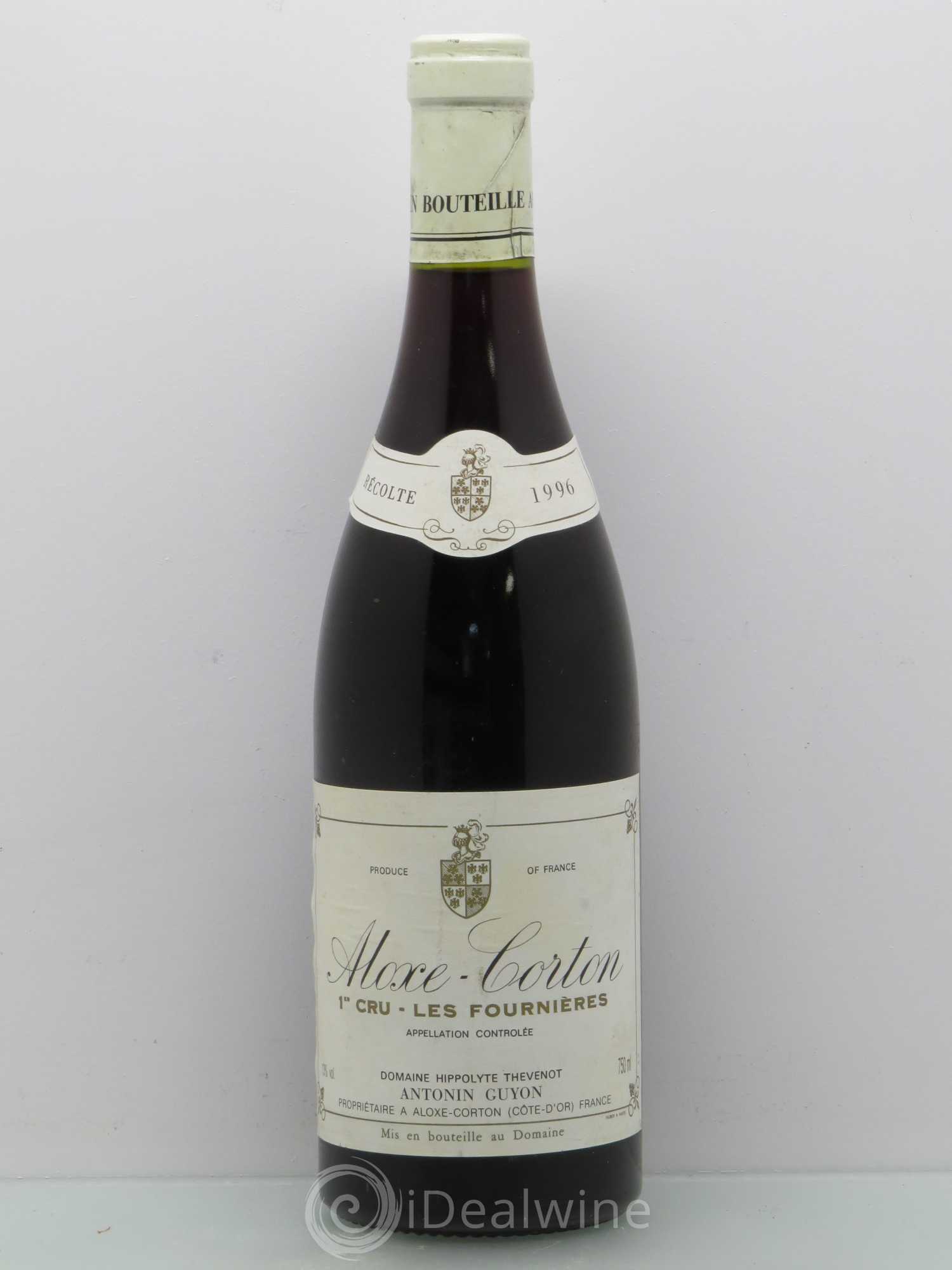 Aloxe-Corton 1er Cru Les Fournieres Antonin Guyon 1996 - Posten von 1 Flasche - 0