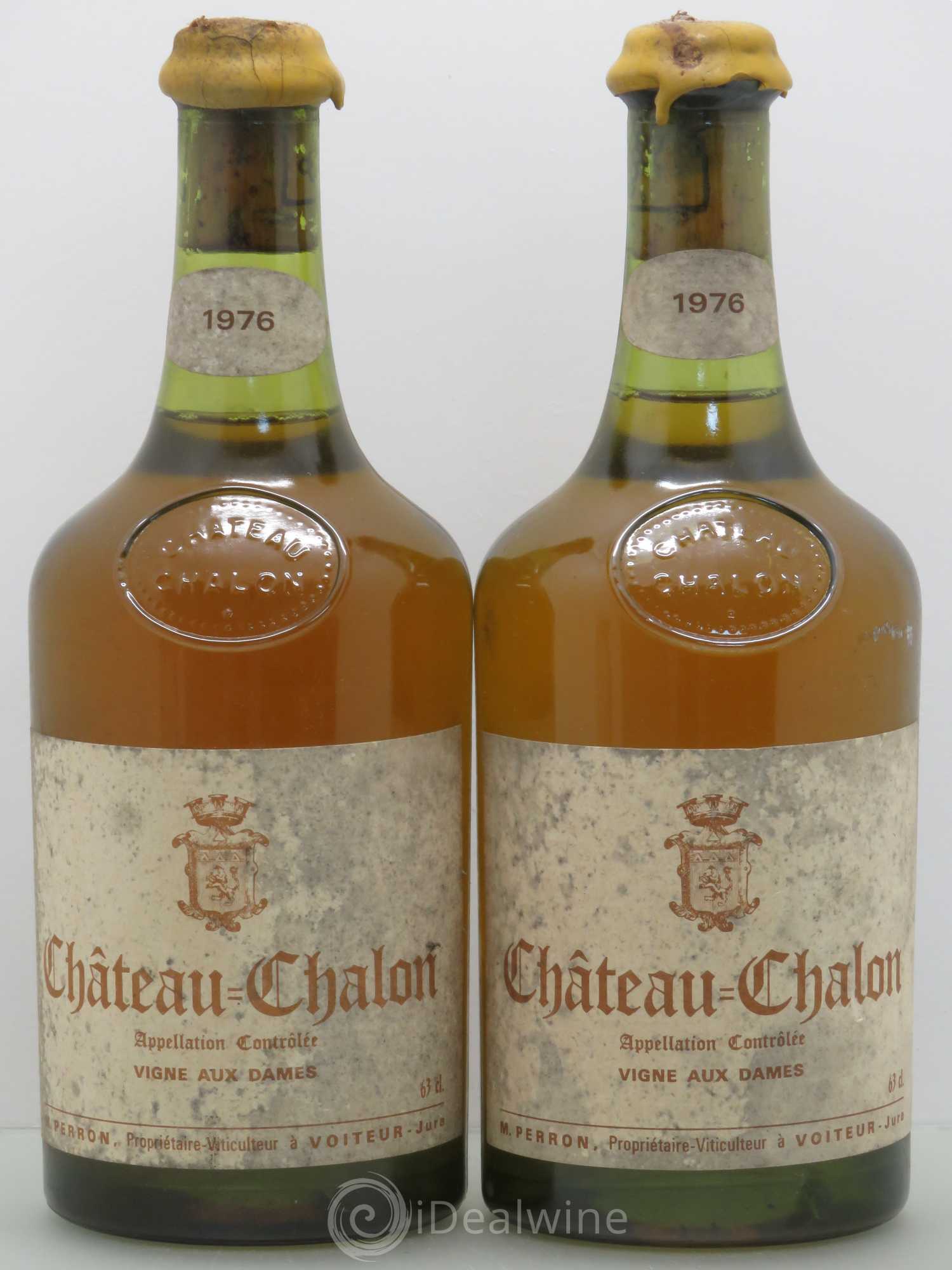 Château-Chalon Vignes aux Dames M. Perron 1976 - Lot de 2 bouteilles - 0