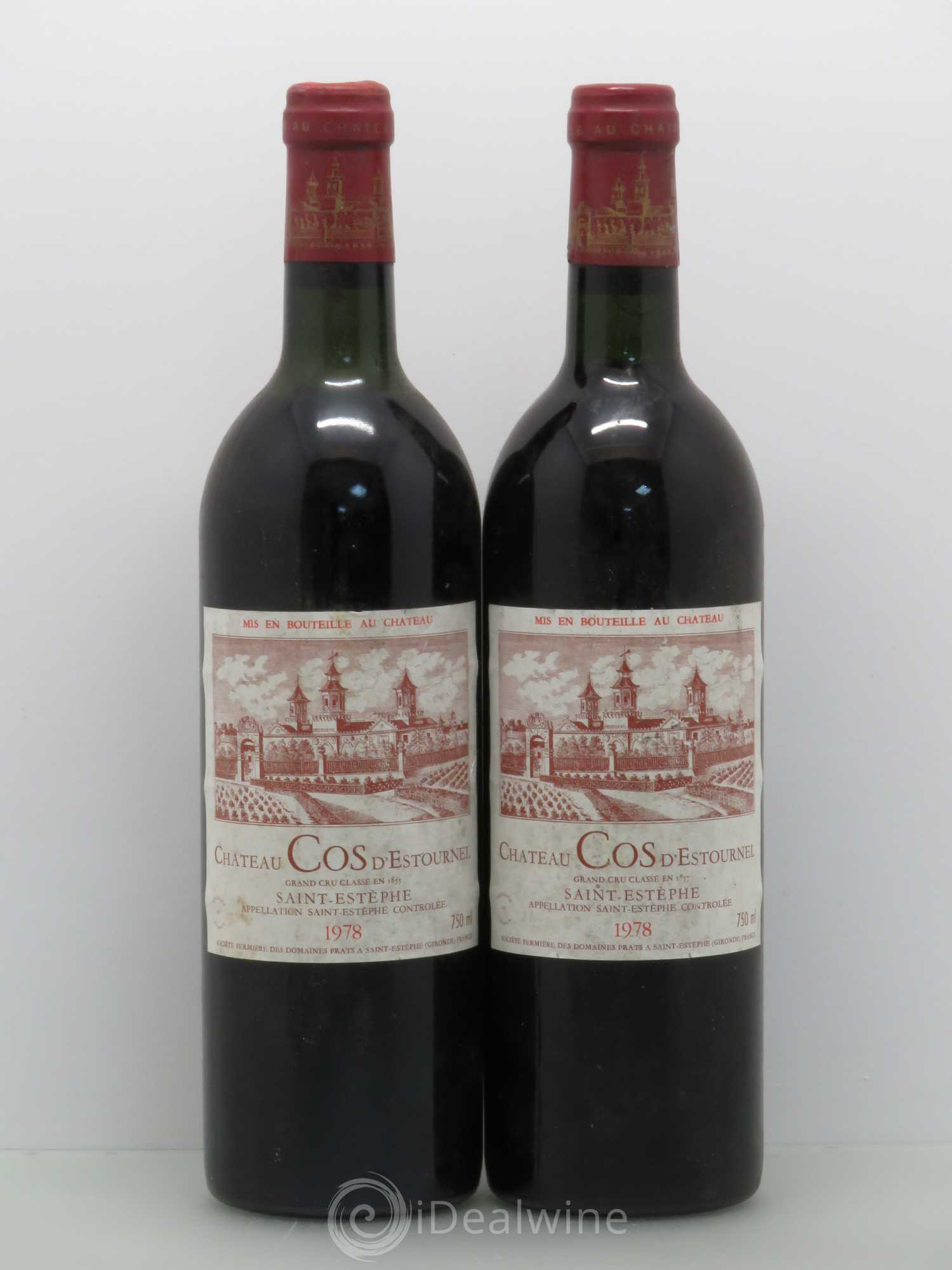 Cos d'Estournel 2ème Grand Cru Classé 1978 - Lot de 2 bouteilles - 0