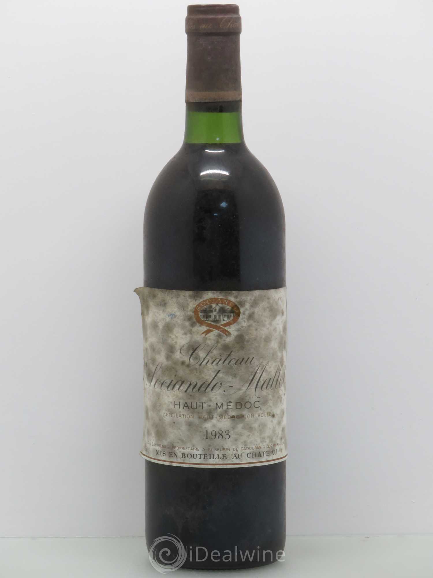 Château Sociando Mallet (sans prix de réserve) 1983 - Lot de 1 bouteille - 0