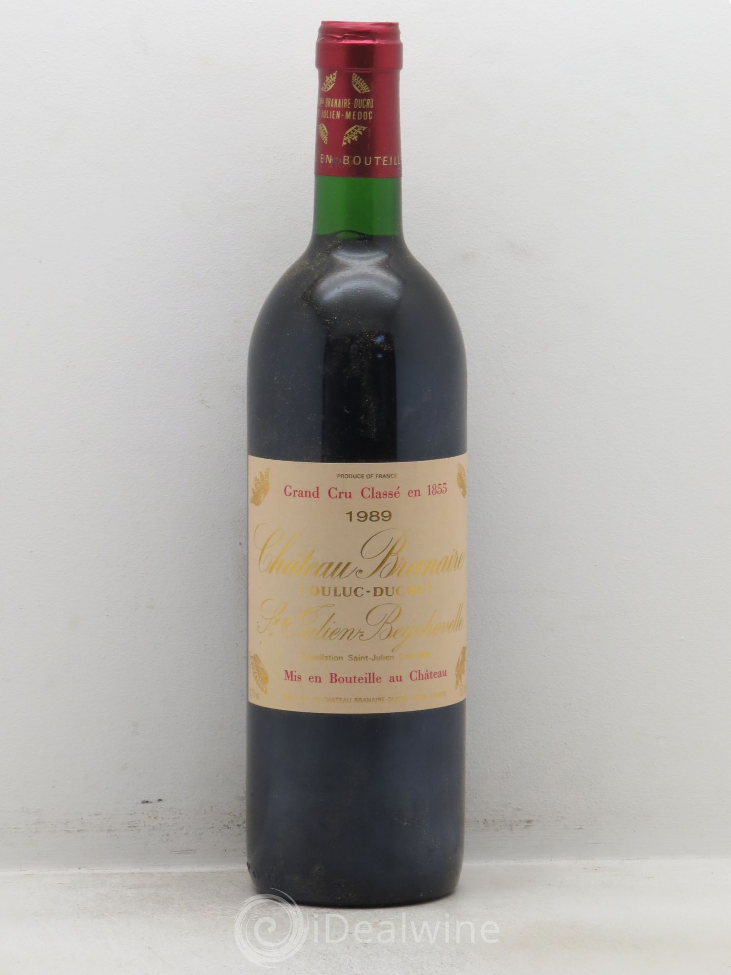 Château Branaire Ducru 4ème Grand Cru Classé 1989 - Lot de 6 bouteilles - 0