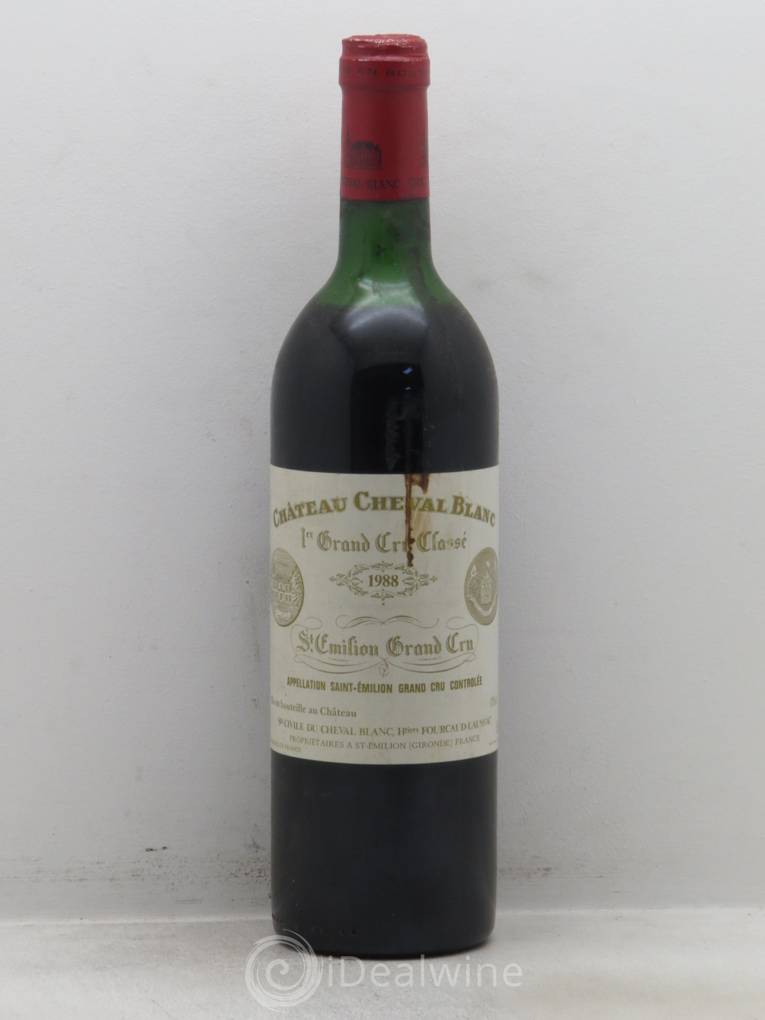 Château Cheval Blanc 1er Grand Cru Classé A 1988 - Lot de 1 bouteille - 0