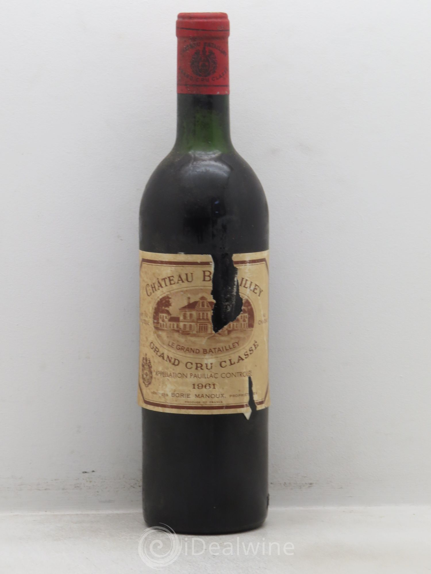 Château Batailley 5ème Grand Cru Classé 1961 - Lot de 1 bouteille - 0