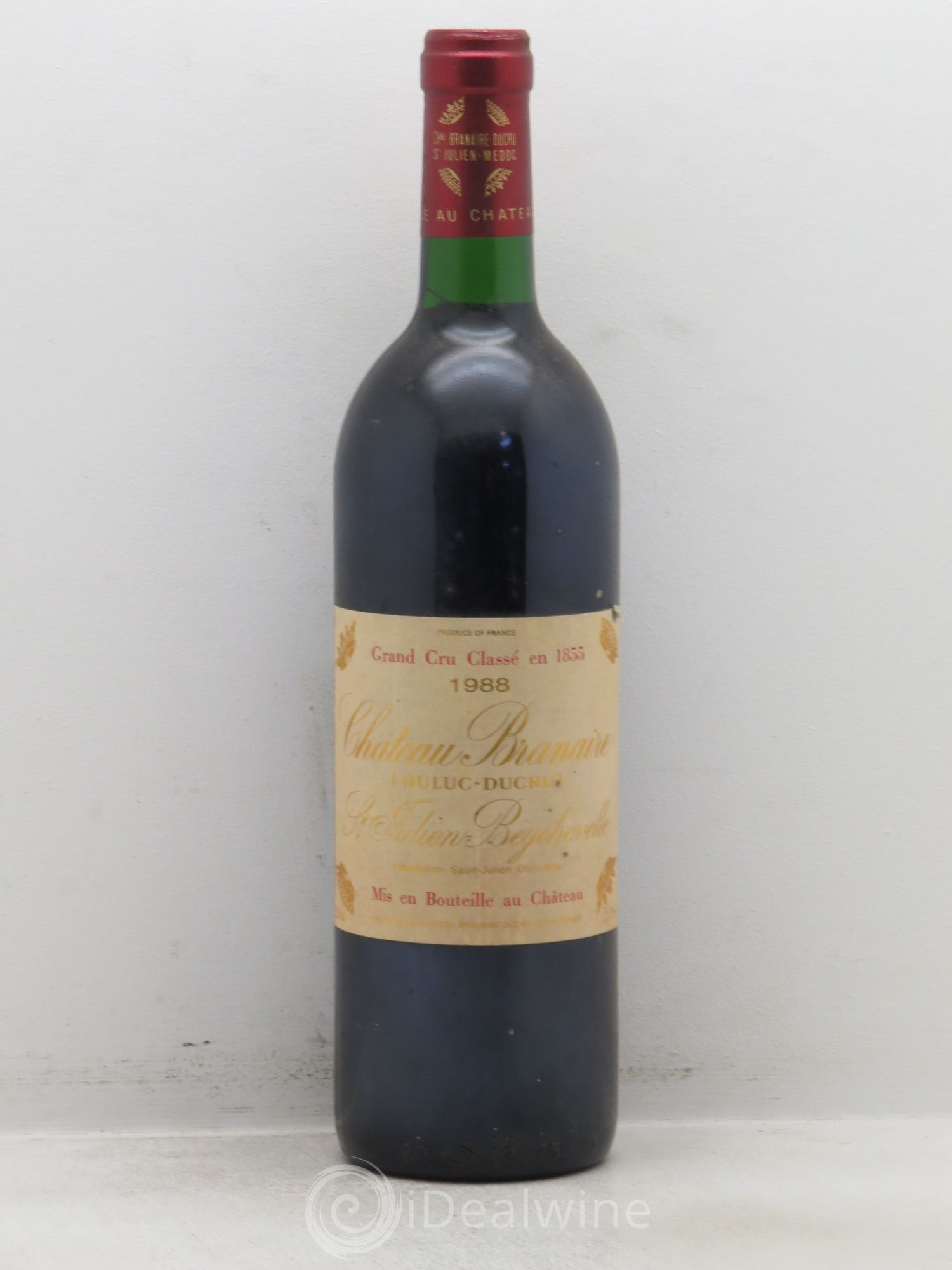 Château Branaire Ducru 4ème Grand Cru Classé 1988 - Lot de 1 bouteille - 0