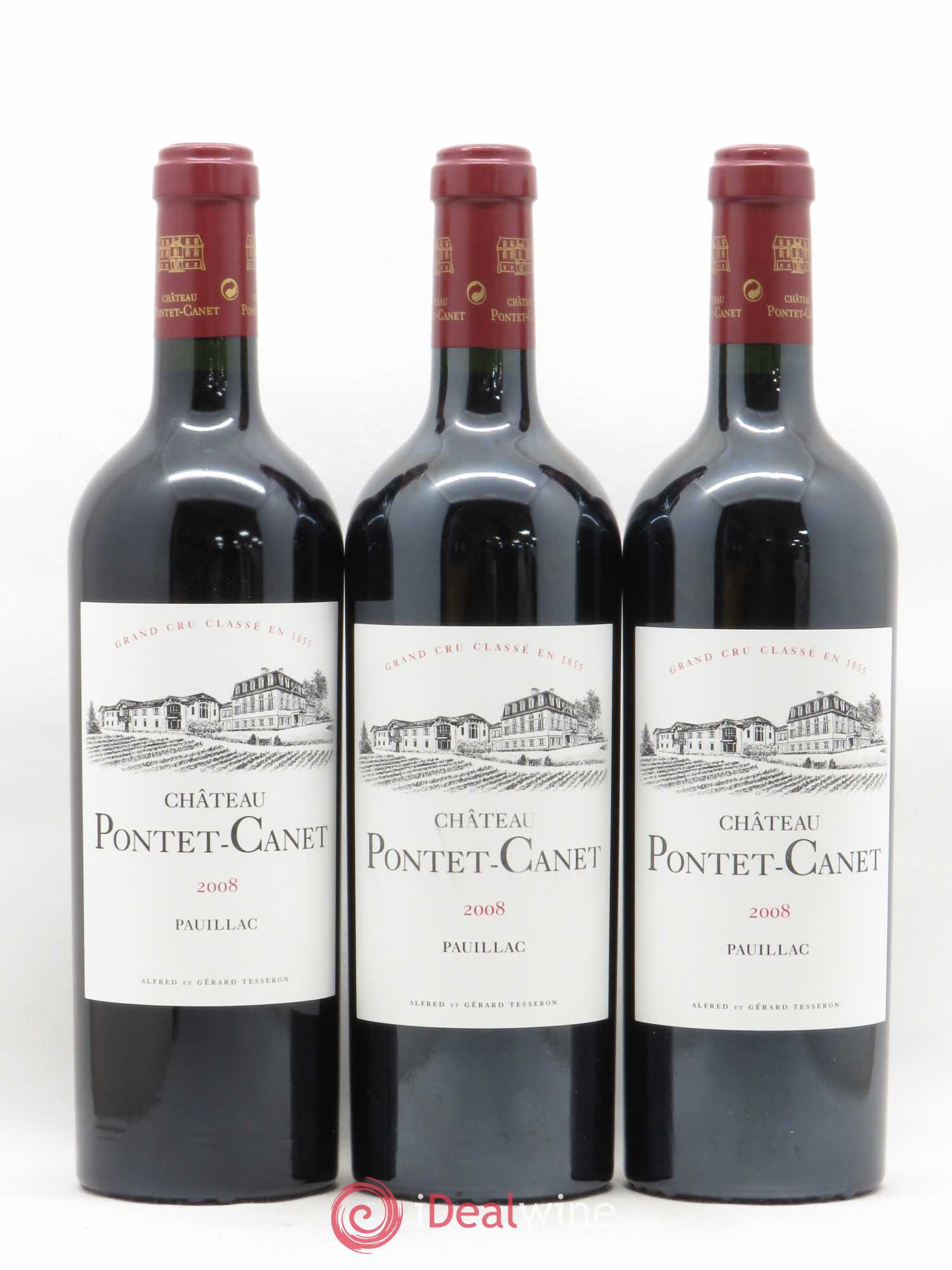 Château Pontet Canet 5ème Grand Cru Classé 2008 - Lot de 12 bouteilles - 2