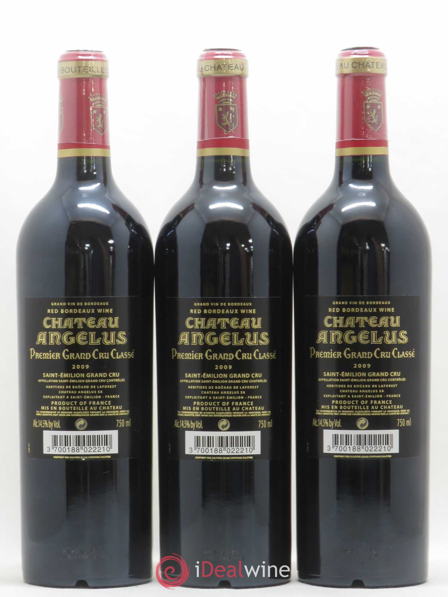 Château Angélus 1er Grand Cru Classé A 2009 - Lot de 6 bouteilles - 2