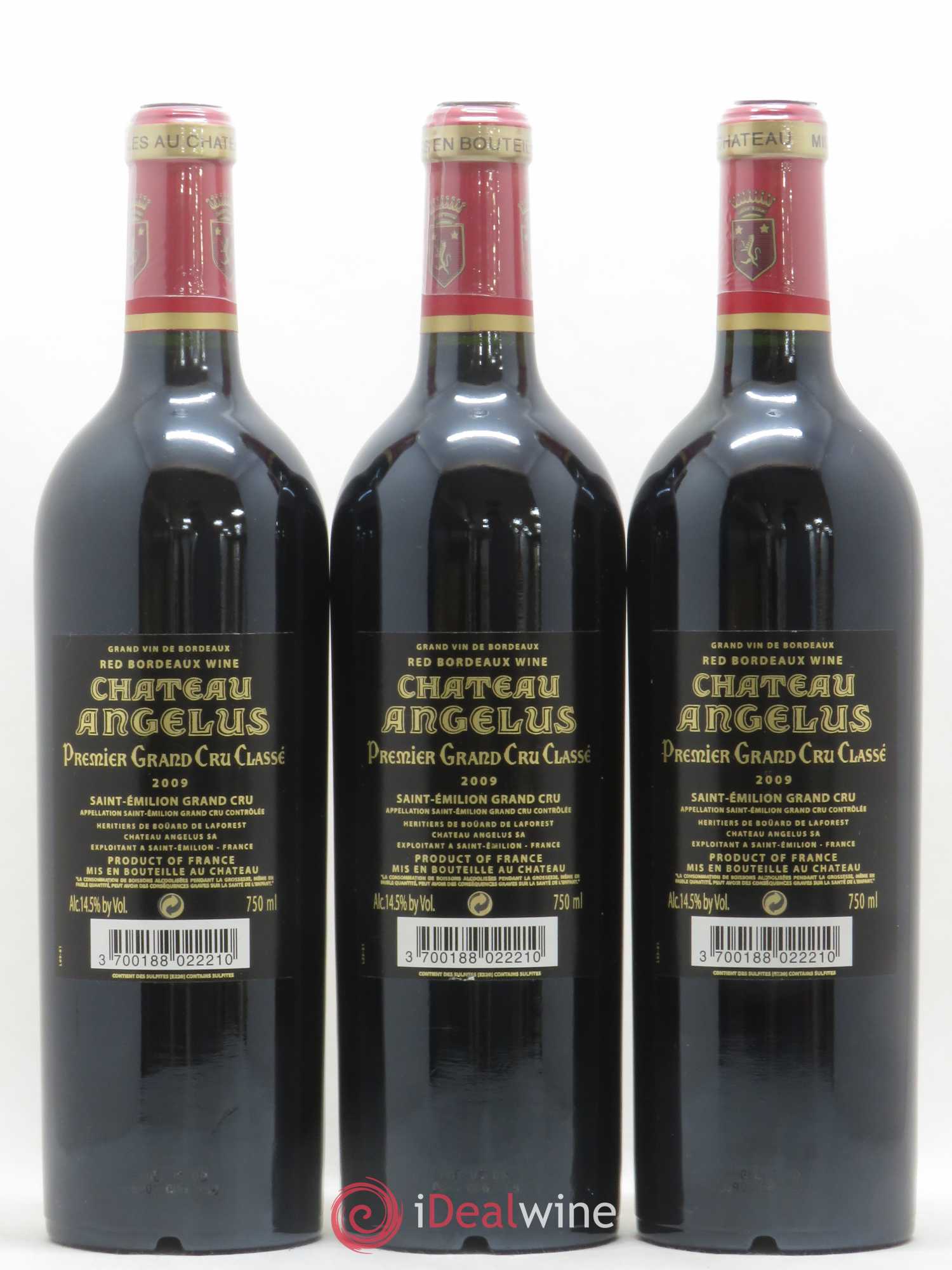 Château Angélus 1er Grand Cru Classé A 2009 - Lot de 6 bouteilles - 4