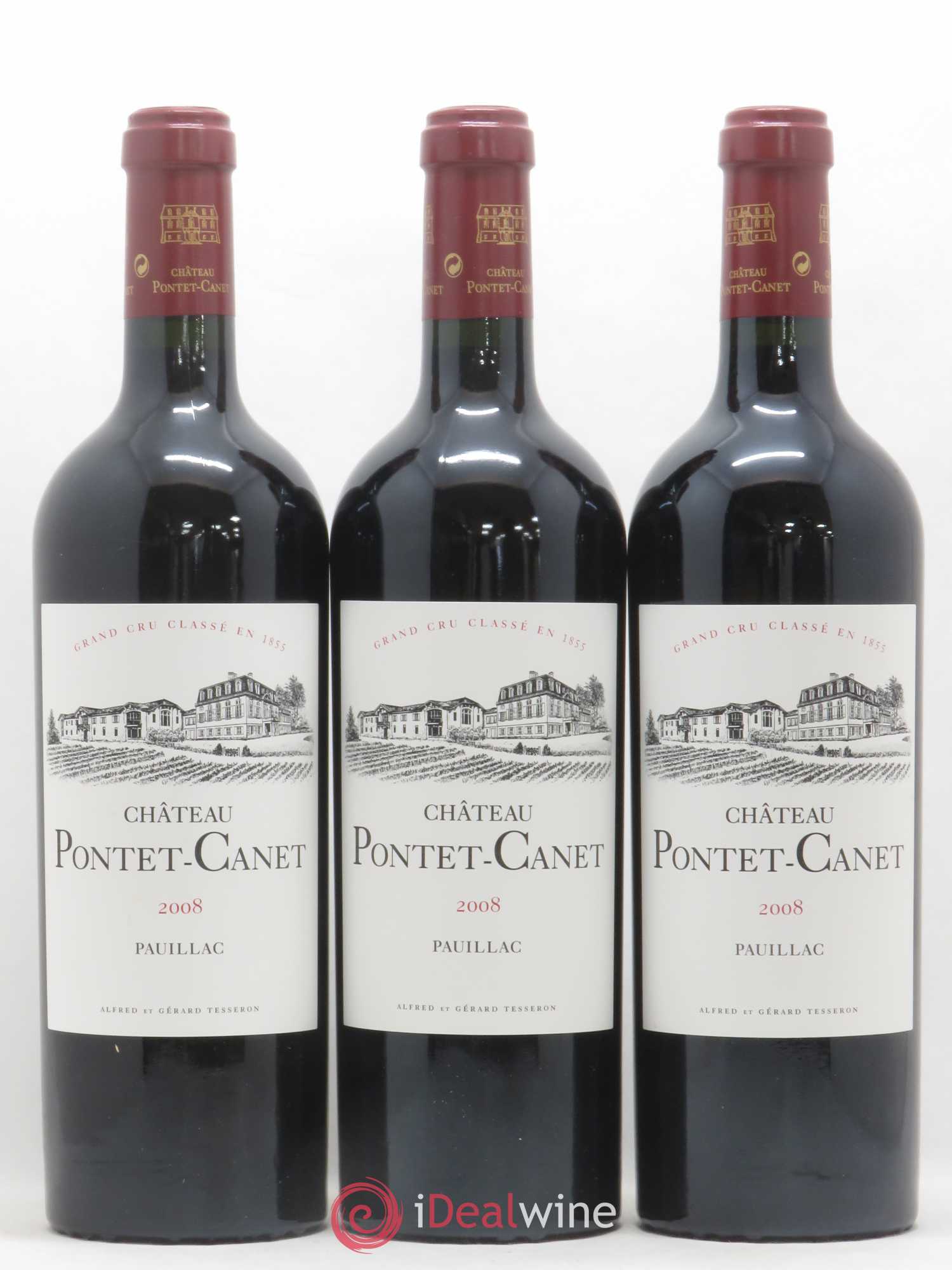 Château Pontet Canet 5ème Grand Cru Classé 2008 - Lot de 12 bouteilles - 4
