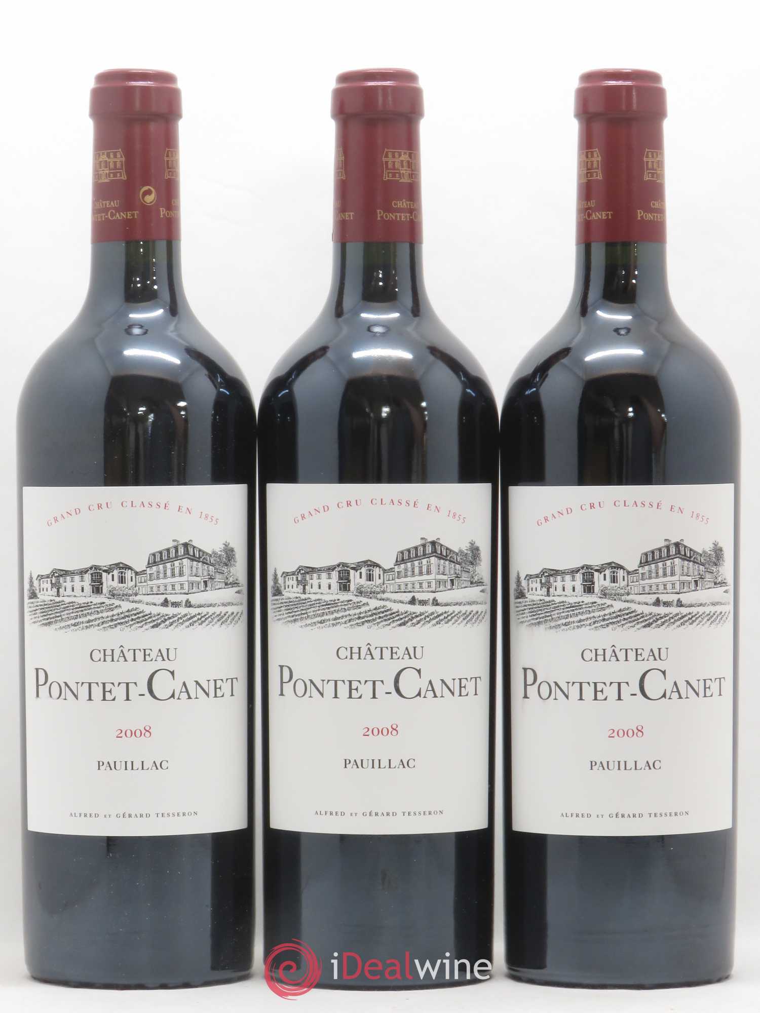 Château Pontet Canet 5ème Grand Cru Classé 2008 - Lot de 12 bouteilles - 3