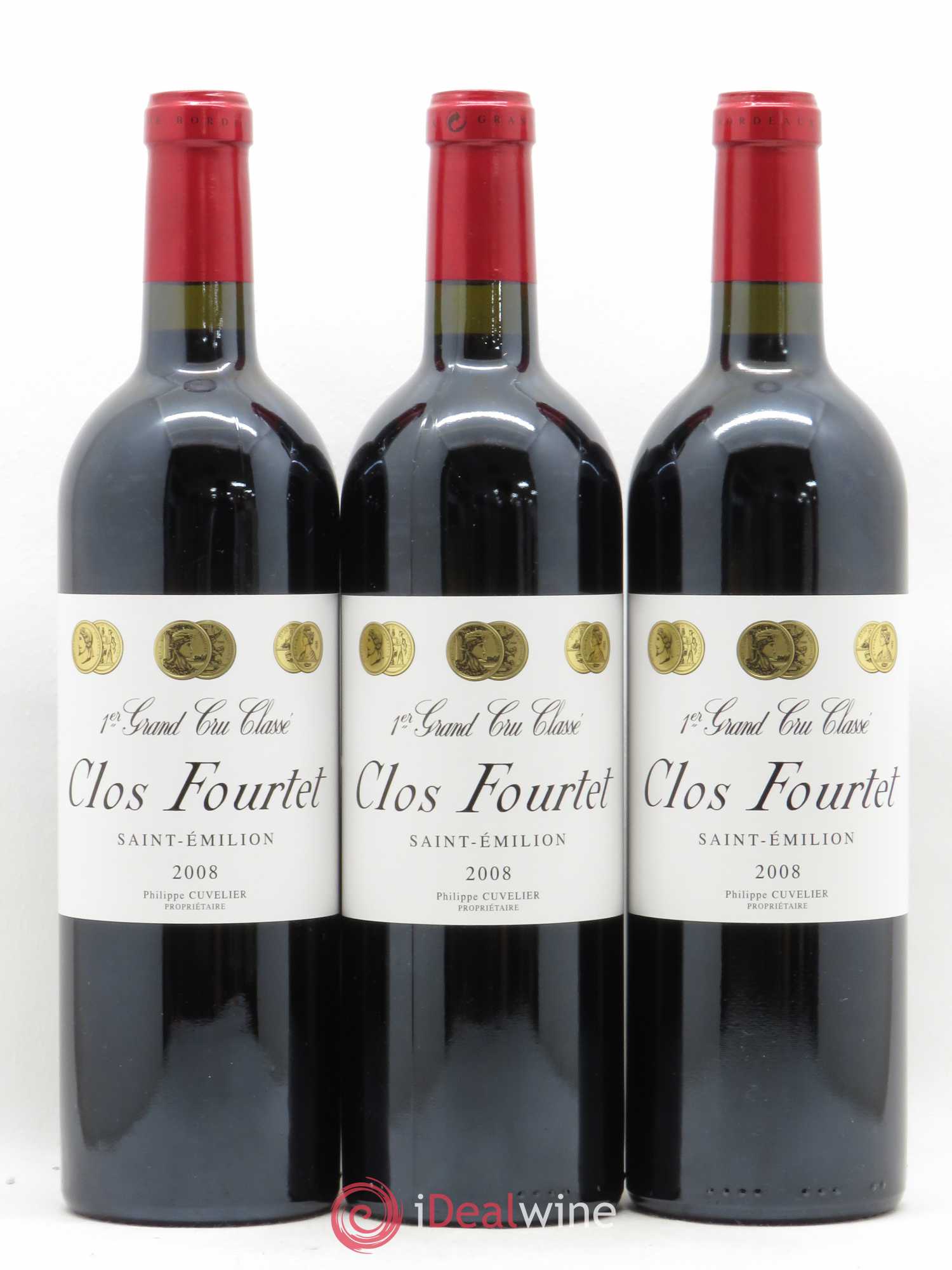 Clos Fourtet 1er Grand Cru Classé B 2008 - Lot de 12 bouteilles - 2