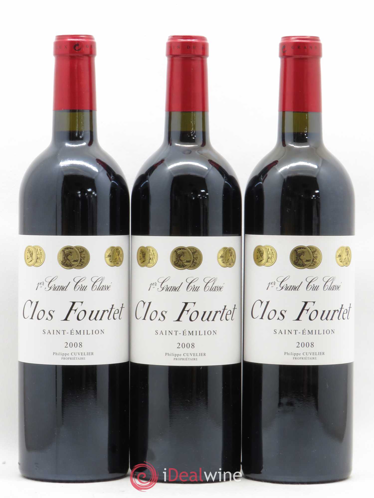 Clos Fourtet 1er Grand Cru Classé B 2008 - Lot de 12 bouteilles - 3