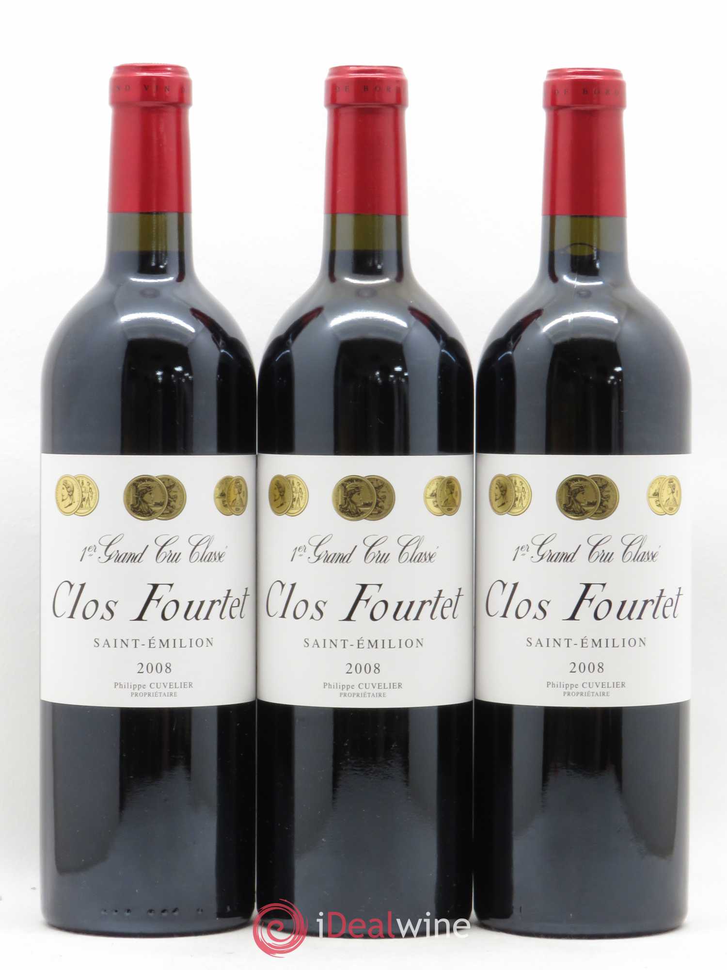 Clos Fourtet 1er Grand Cru Classé B 2008 - Lot de 12 bouteilles - 4