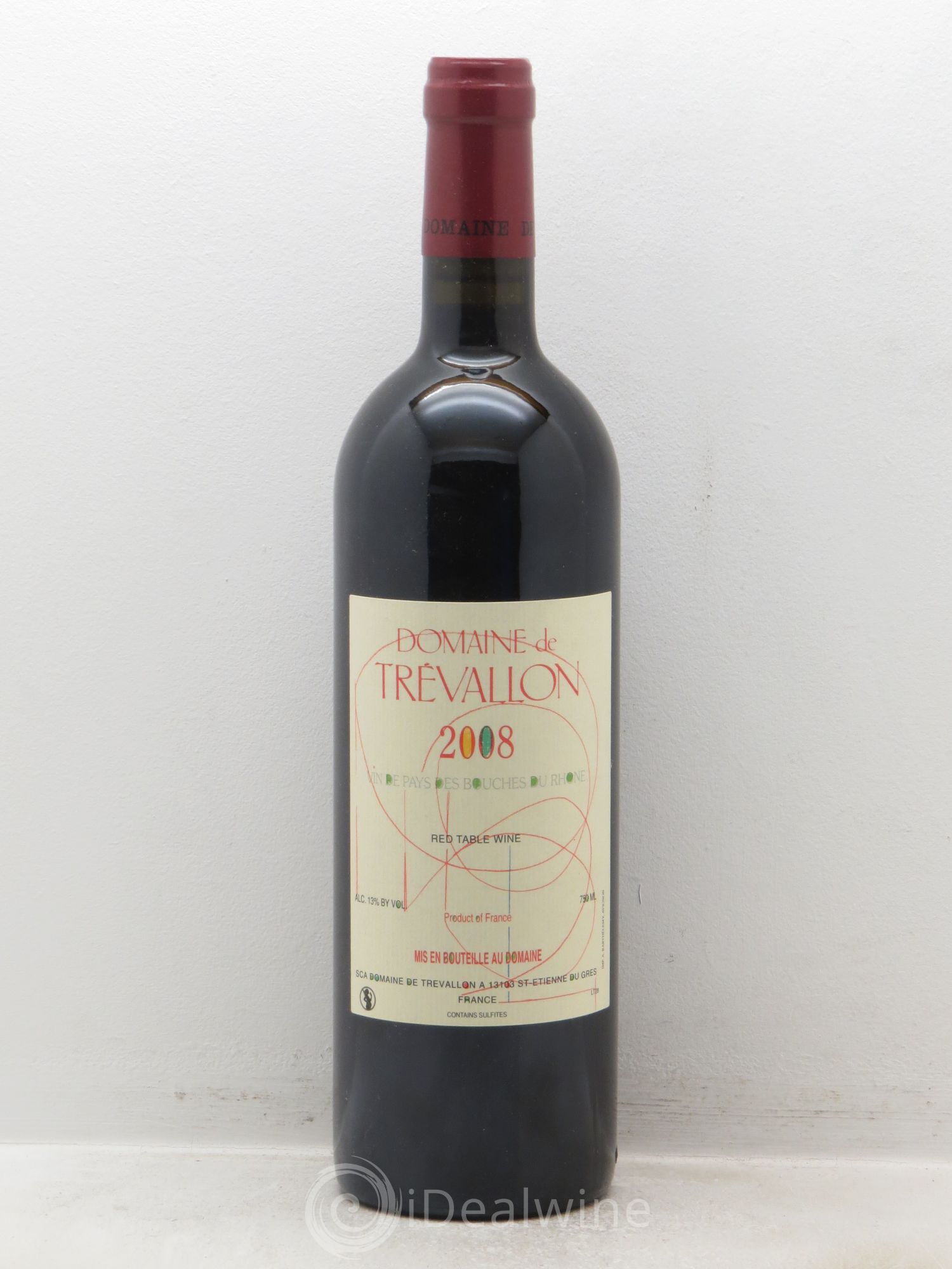 VDP Bouches du Rhône Trévallon (Domaine de) Eloi Dürrbach 2008 - Lot de 1 bouteille - 0