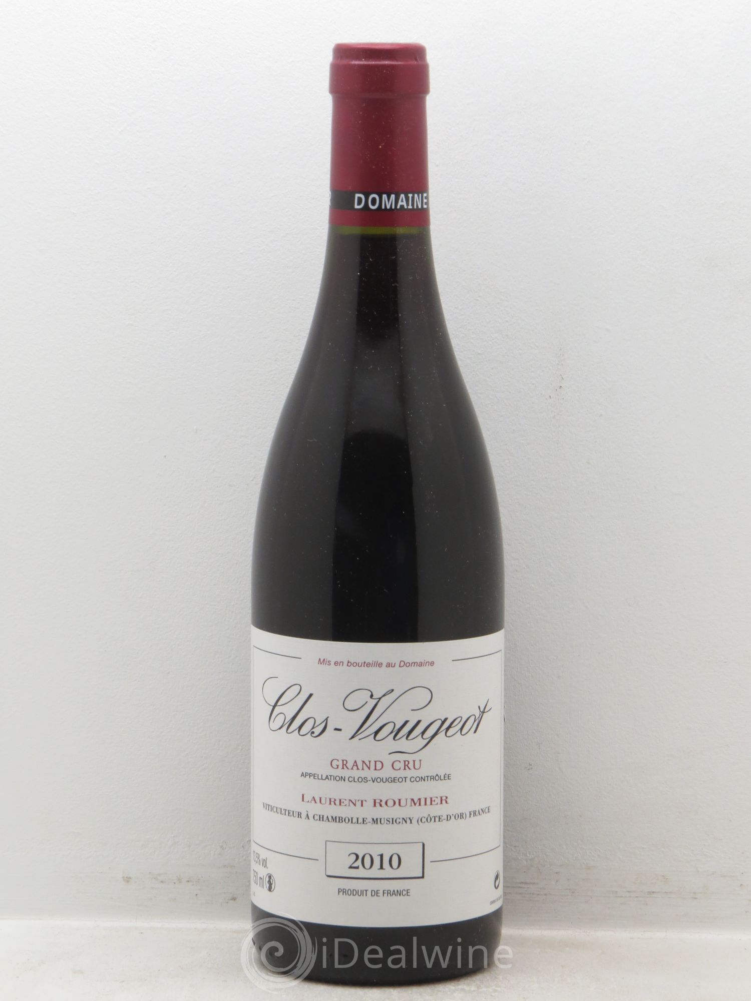 Clos de Vougeot Grand Cru Laurent Roumier 2010 - Lot de 1 bouteille - 0
