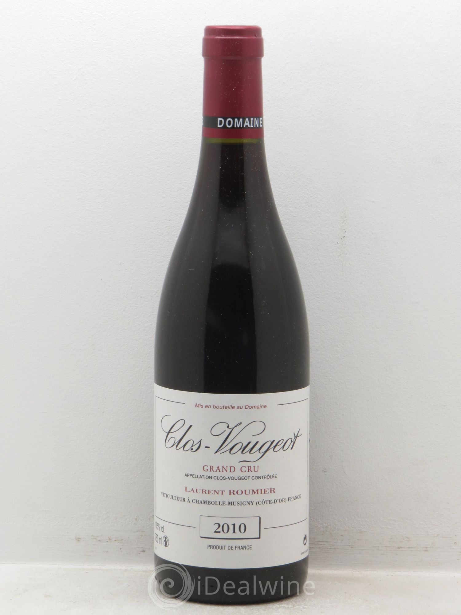 Clos de Vougeot Grand Cru Laurent Roumier 2010 - Lot de 1 bouteille - 0