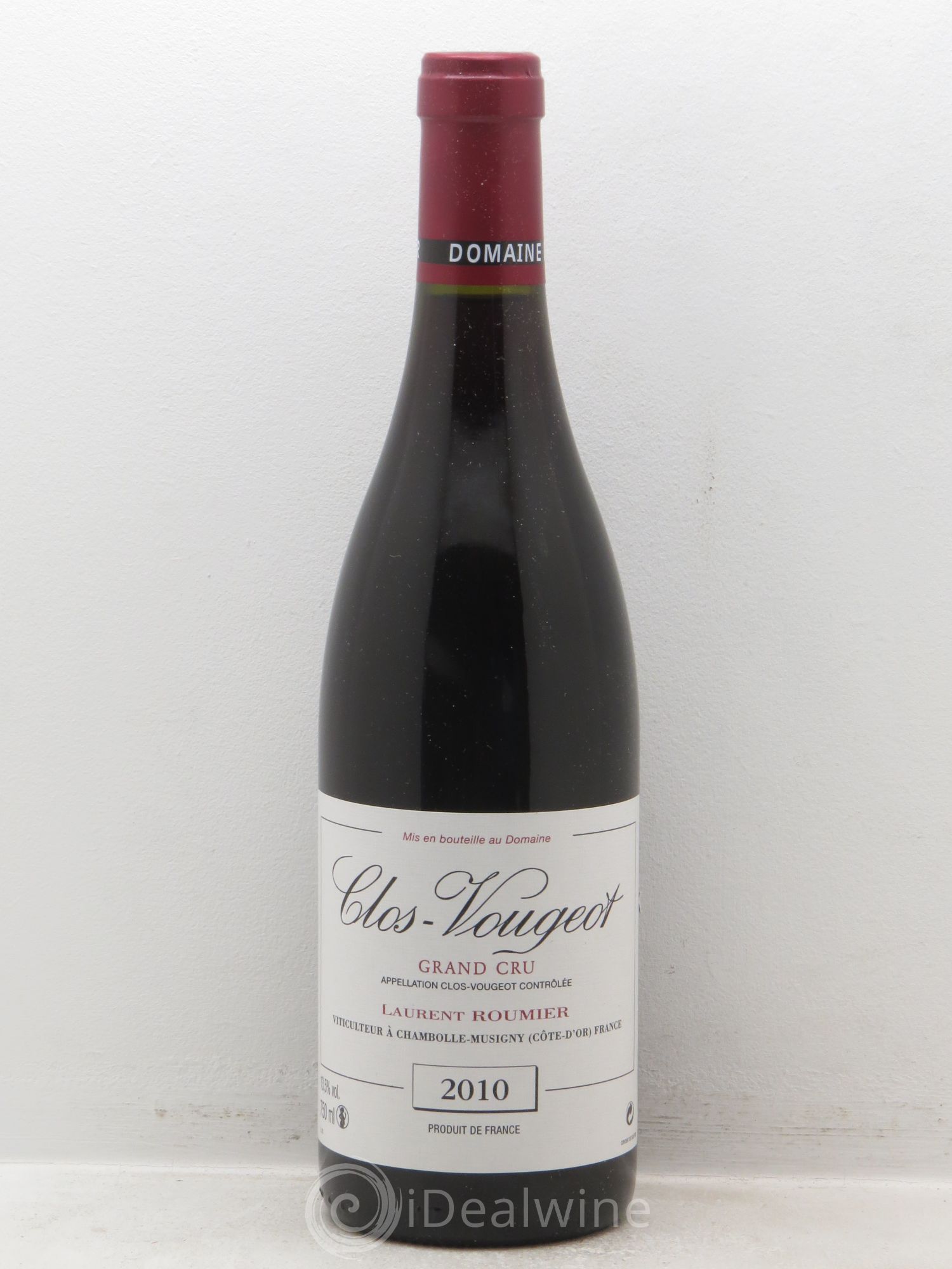 Clos de Vougeot Grand Cru Laurent Roumier 2010 - Lot de 1 bouteille - 0