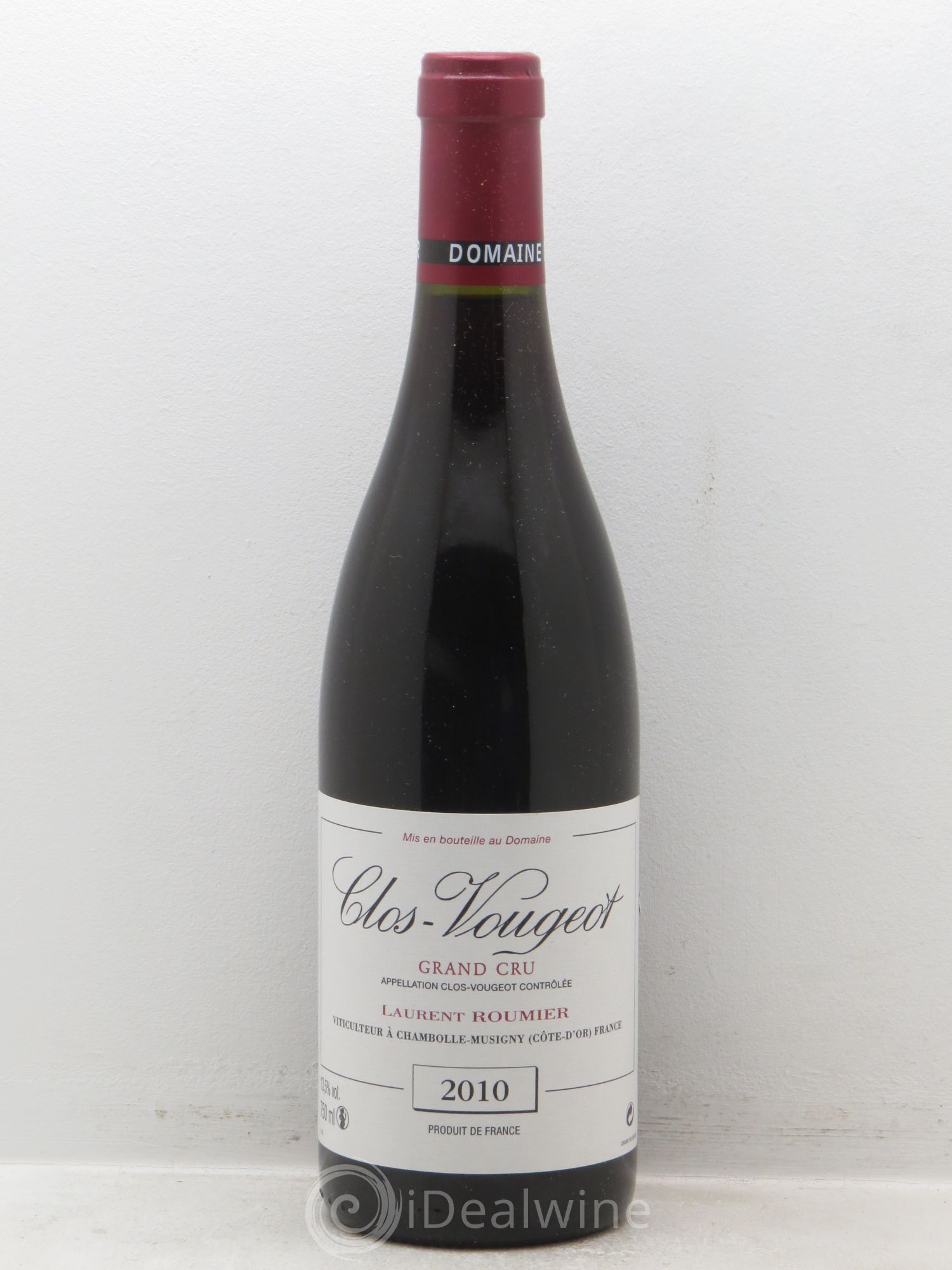 Clos de Vougeot Grand Cru Laurent Roumier 2010 - Lot de 1 bouteille - 0