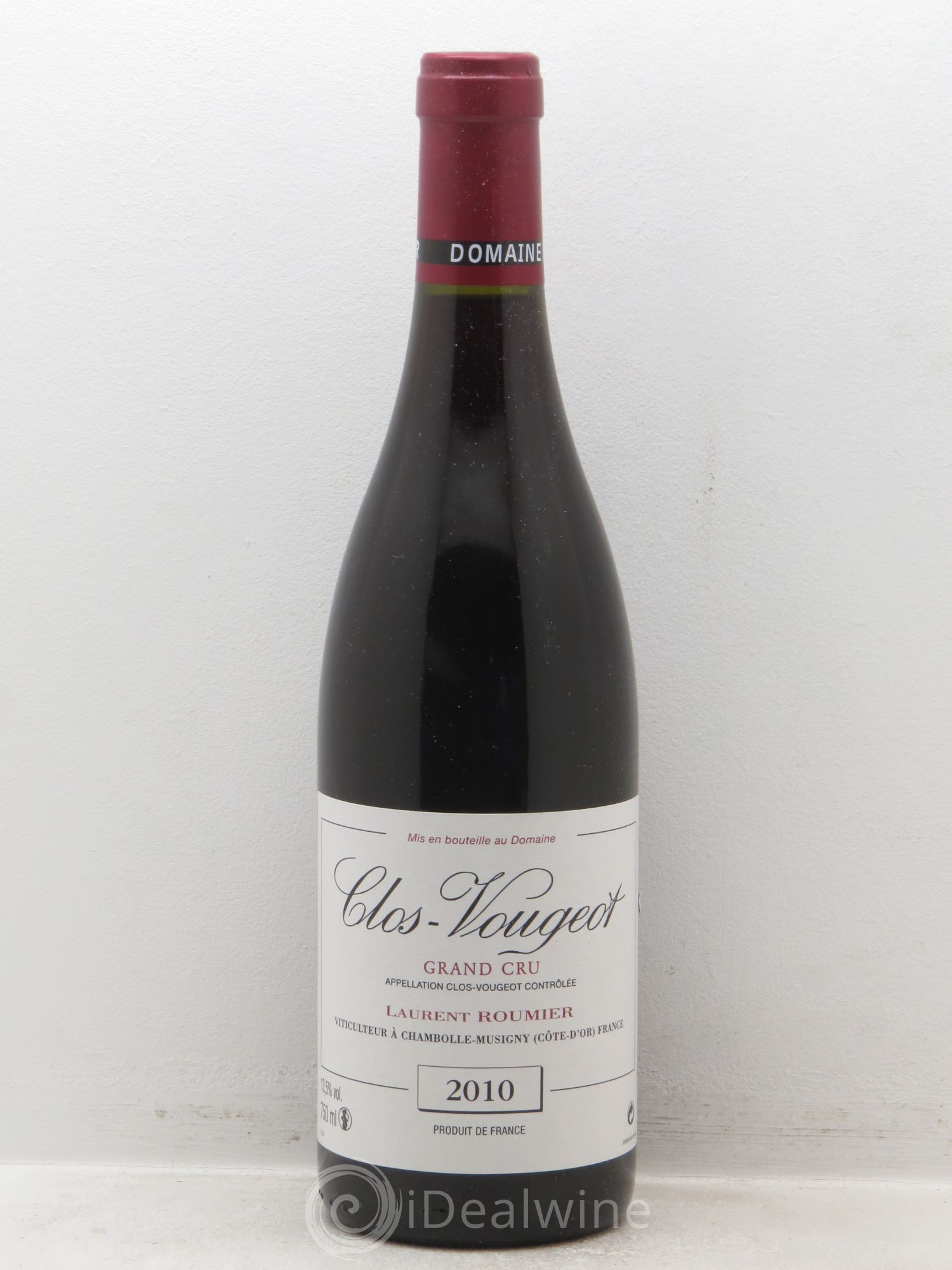 Clos de Vougeot Grand Cru Laurent Roumier 2010 - Lot de 1 bouteille - 0