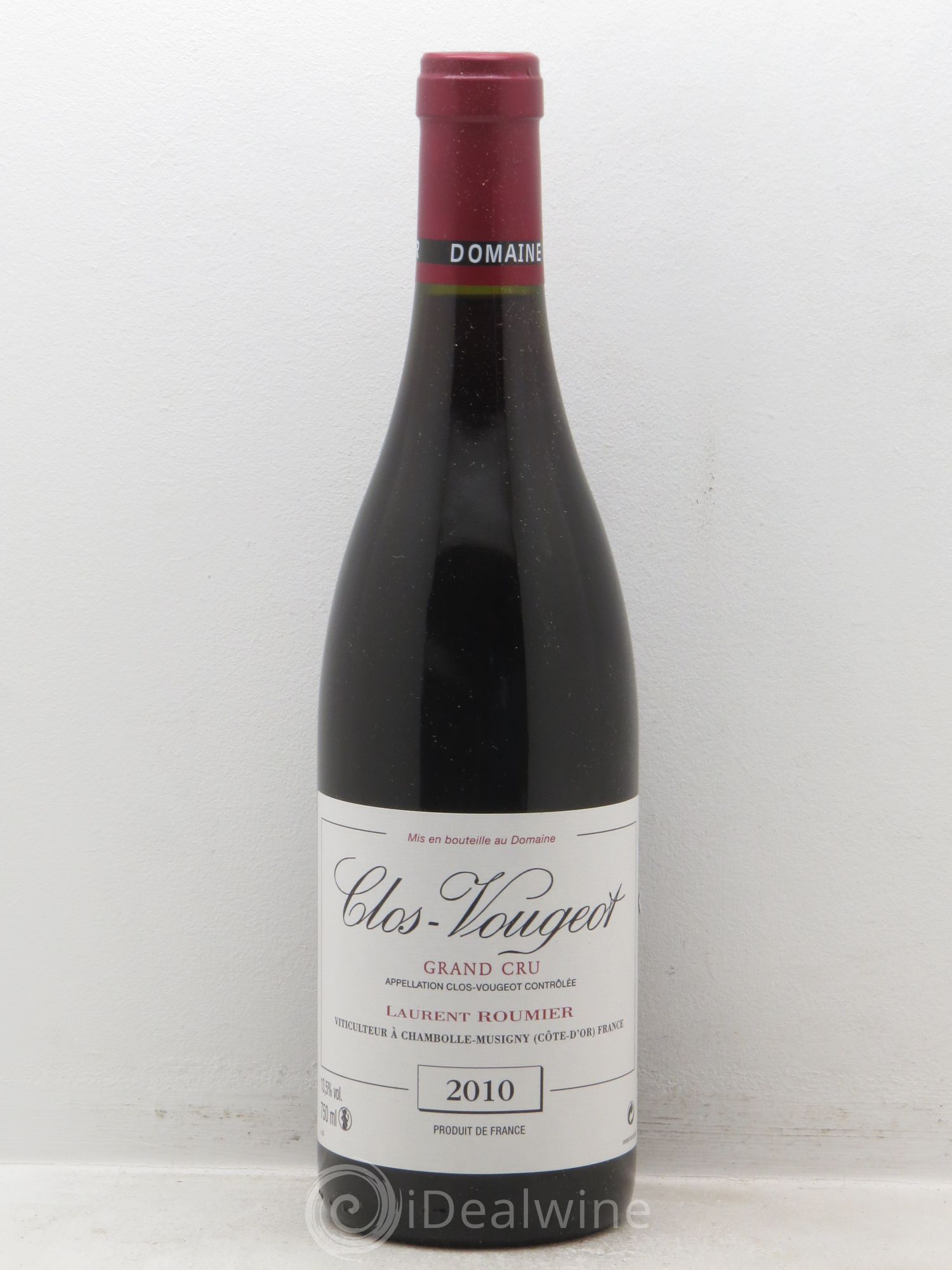 Clos de Vougeot Grand Cru Laurent Roumier 2010 - Lot de 1 bouteille - 0