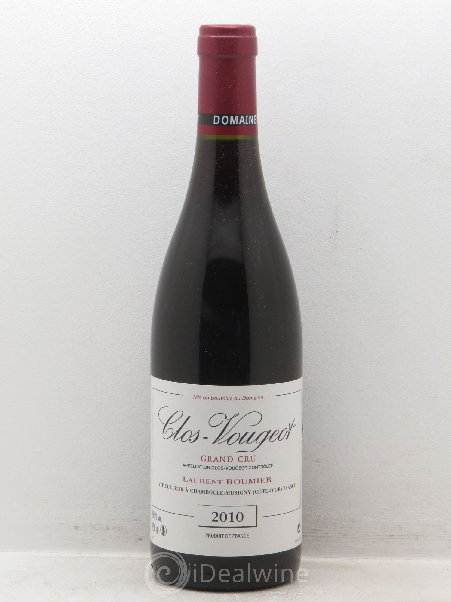 Clos de Vougeot Grand Cru Laurent Roumier 2010 - Lot de 1 bouteille - 0