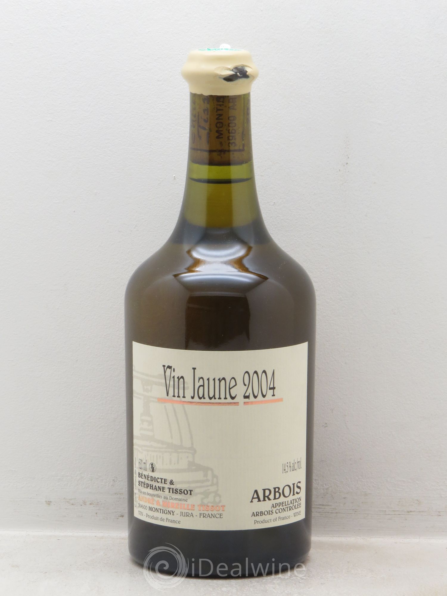Arbois Vin jaune La Vasée Bénédicte et Stéphane Tissot 2004 - Lot de 1 bouteille - 0