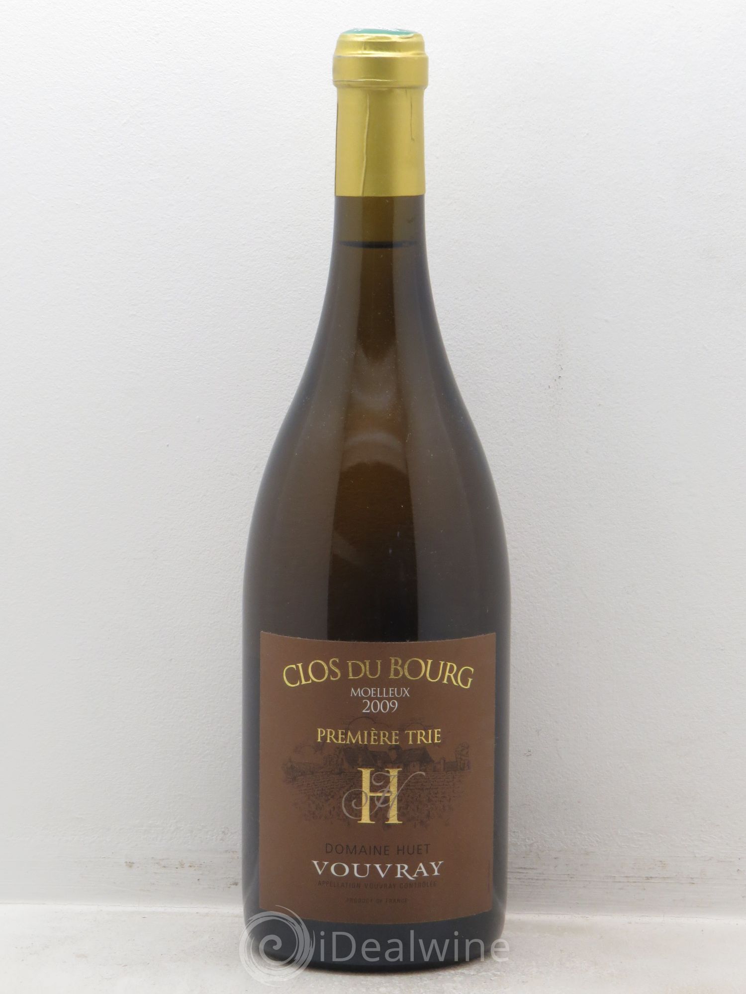 Vouvray Clos du Bourg Moelleux 1ère trie Domaine Huet 2009 - Lotto di 1 bottiglia - 0