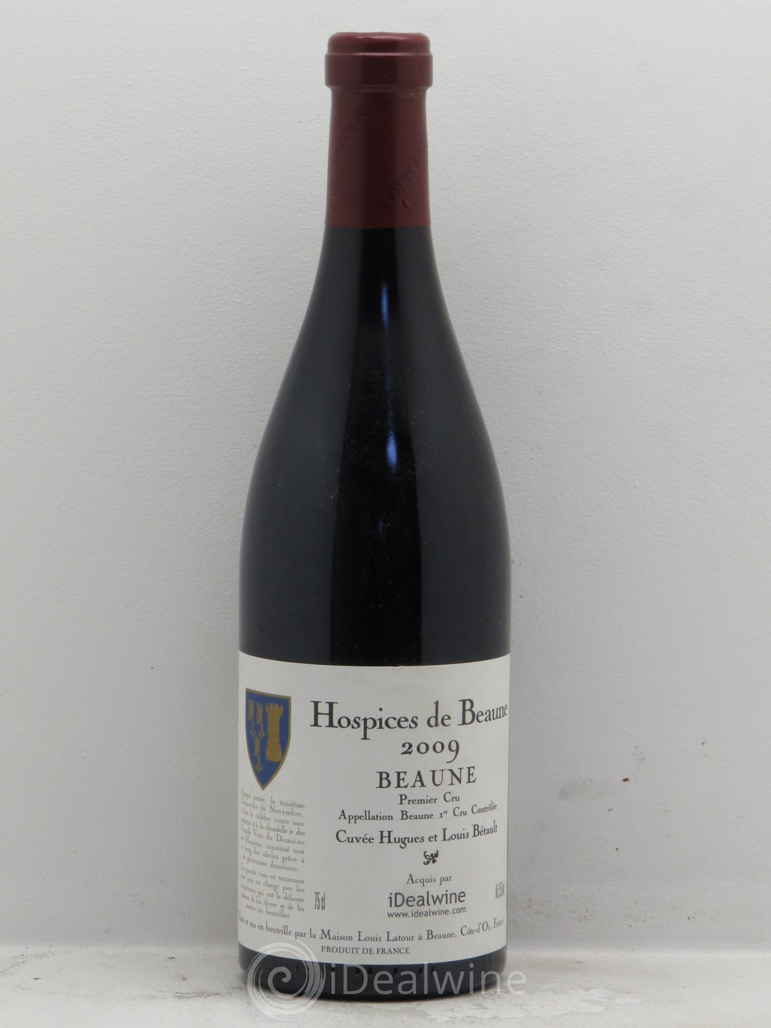 Beaune 1er Cru H et L Bétault Hospices de Beaune 2009 - Posten von 1 Flasche - 0
