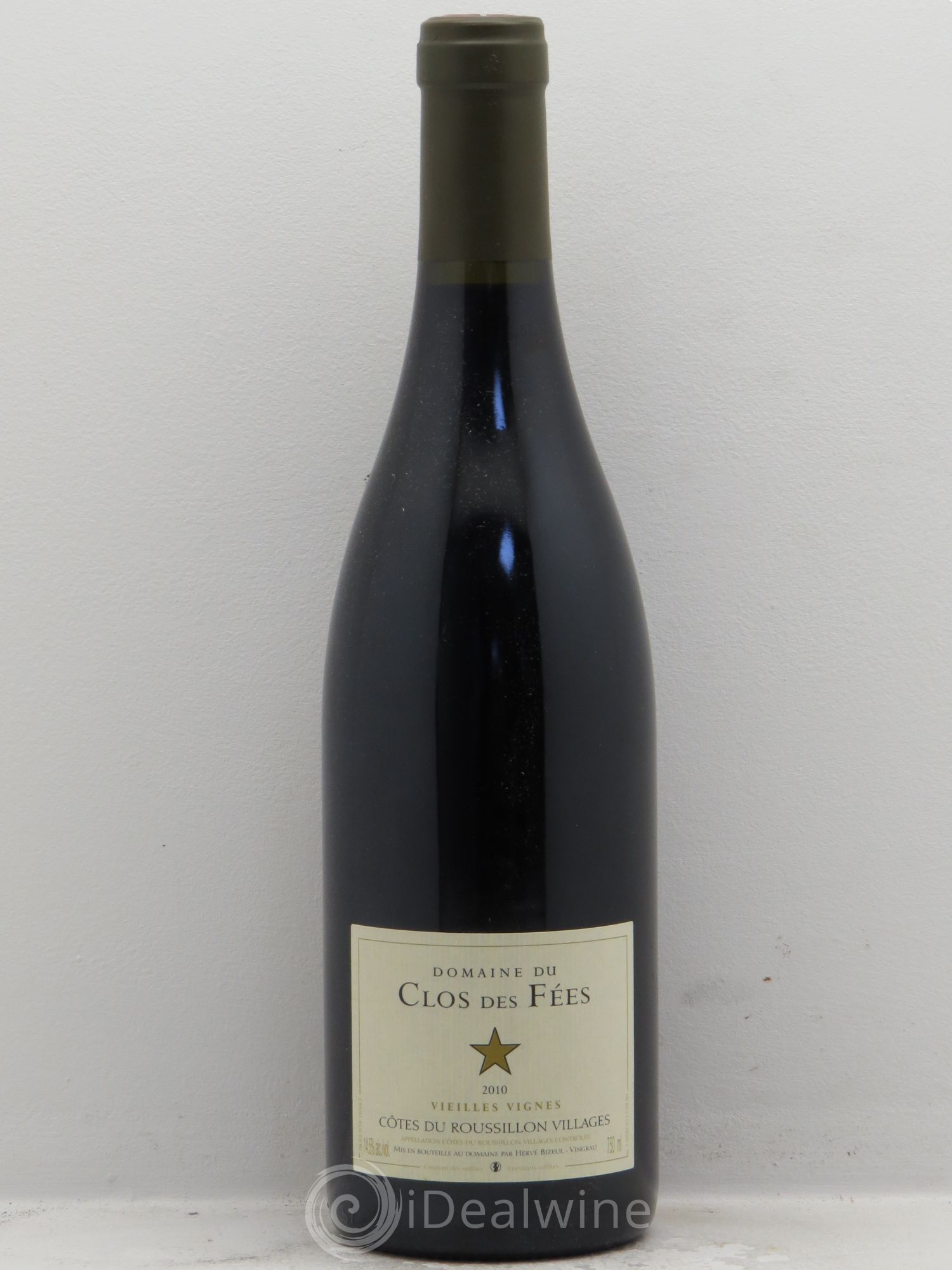 Côtes du Roussillon Villages Clos des Fées Vieilles vignes Hervé Bizeul 2010 - Lot de 1 bouteille - 0