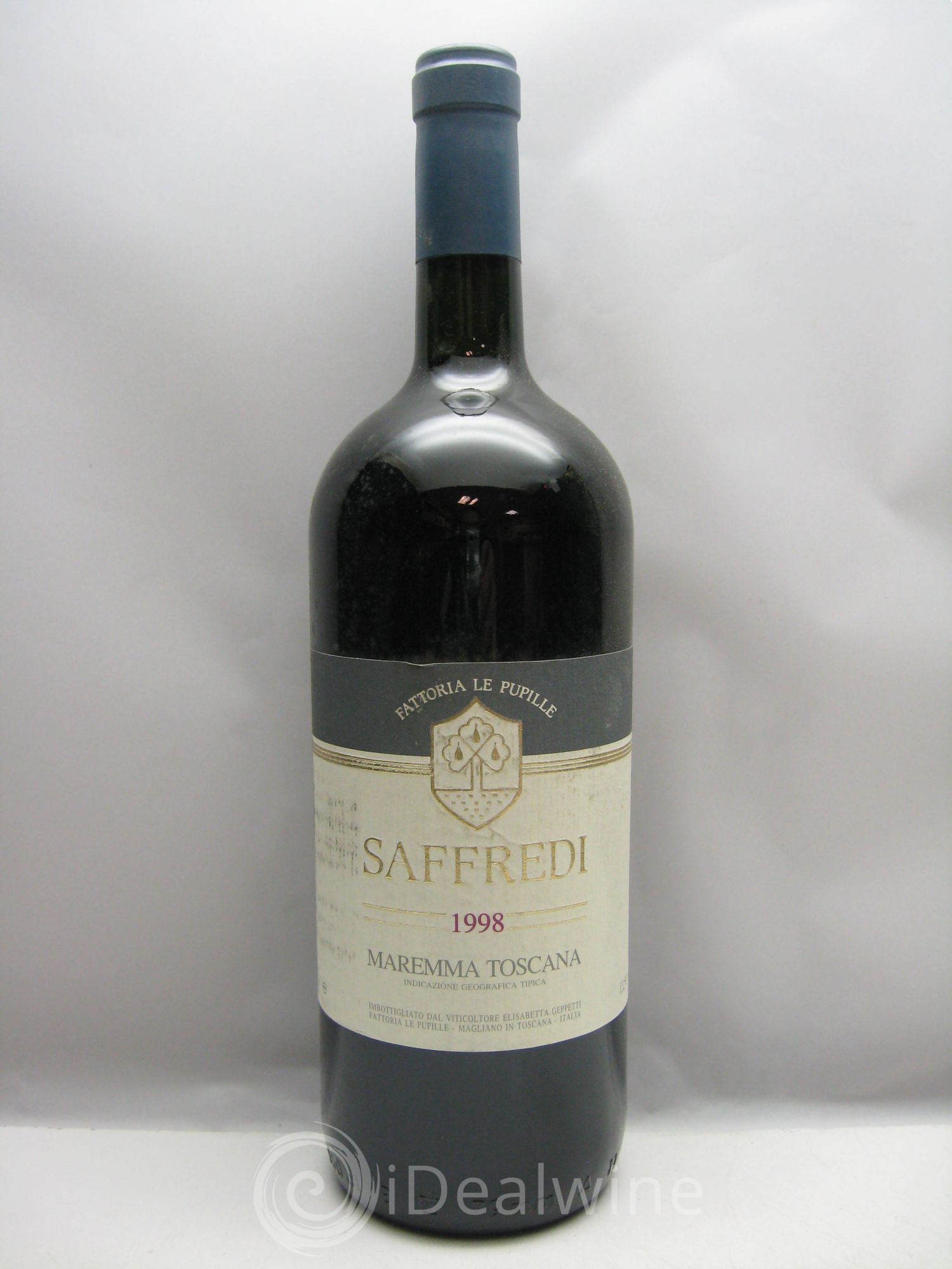 Toscana IGT Maremma Fattoria Le Pupille Saffredi 1998 - Posten von 1 Magnum - 0