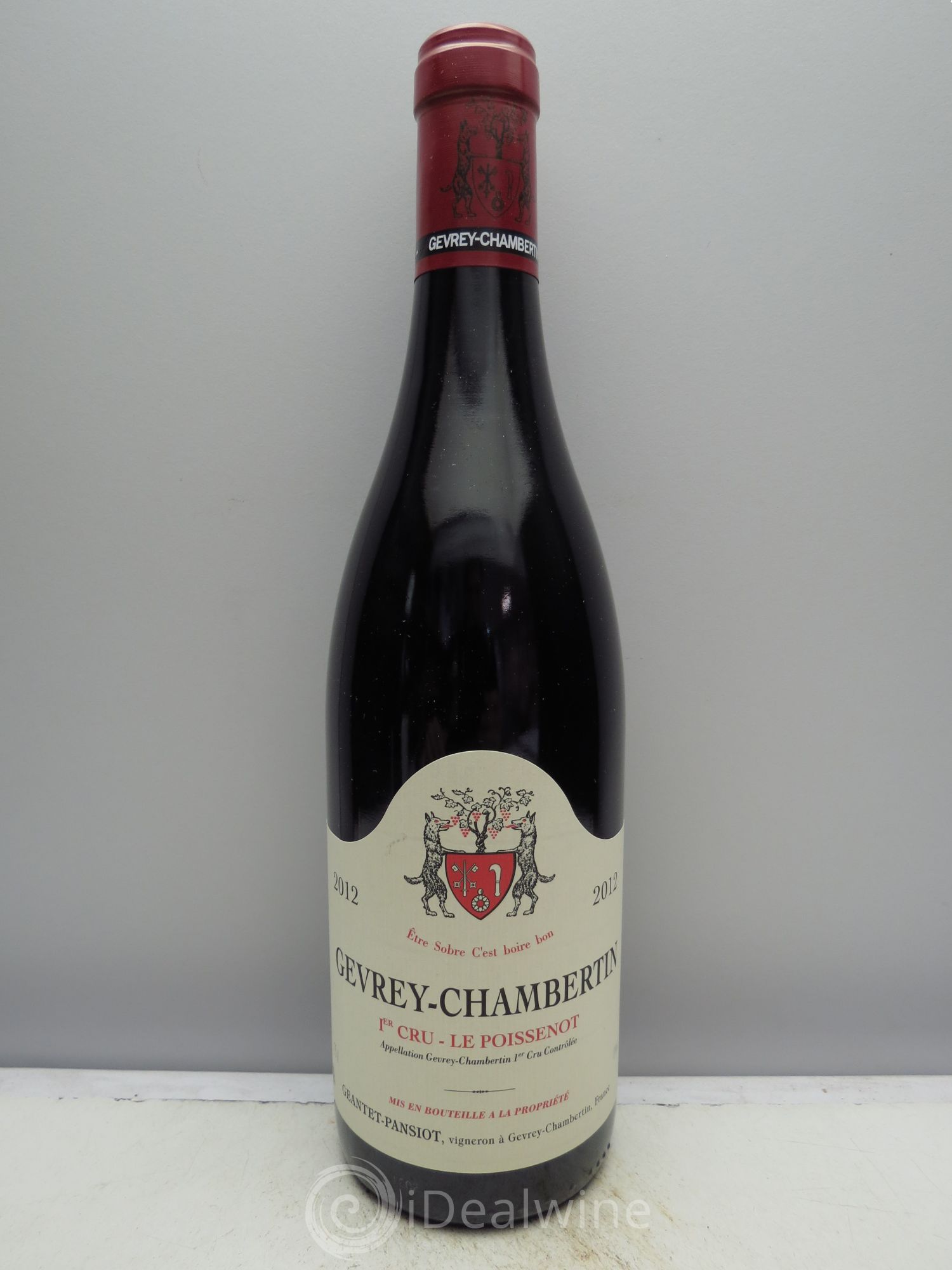 Gevrey-Chambertin 1er Cru Le Poissenot Geantet-Pansiot 2012 - Lot de 1 bouteille - 0