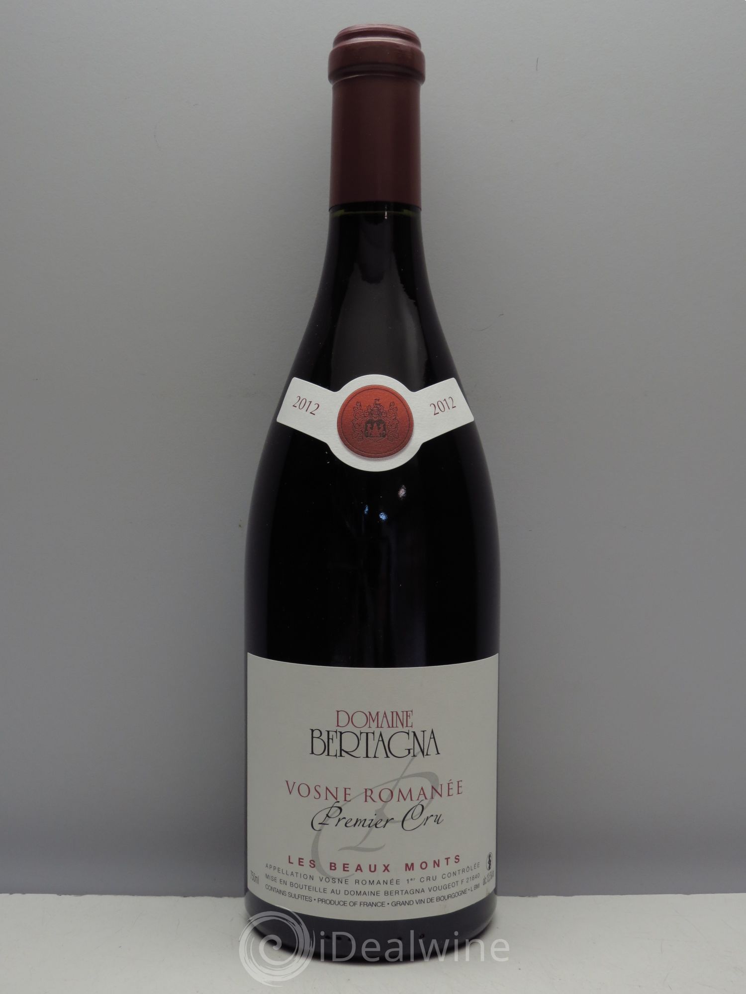 Vosne-Romanée 1er Cru Les Beaux-Monts Bertagna 2012 - Lot de 1 bouteille - 0