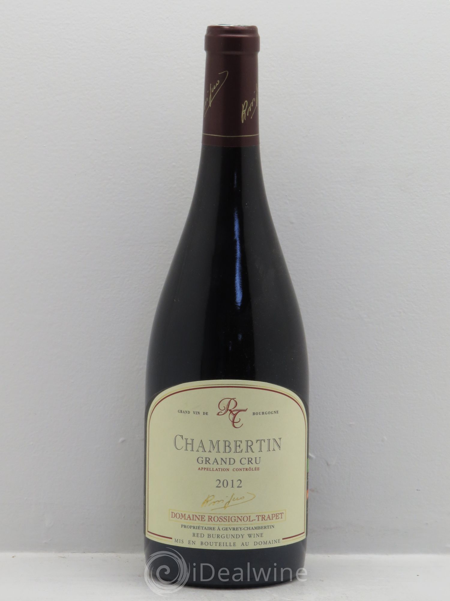 Chambertin Grand Cru Rossignol-Trapet (Domaine) 2012 - Lot de 1 bouteille - 0
