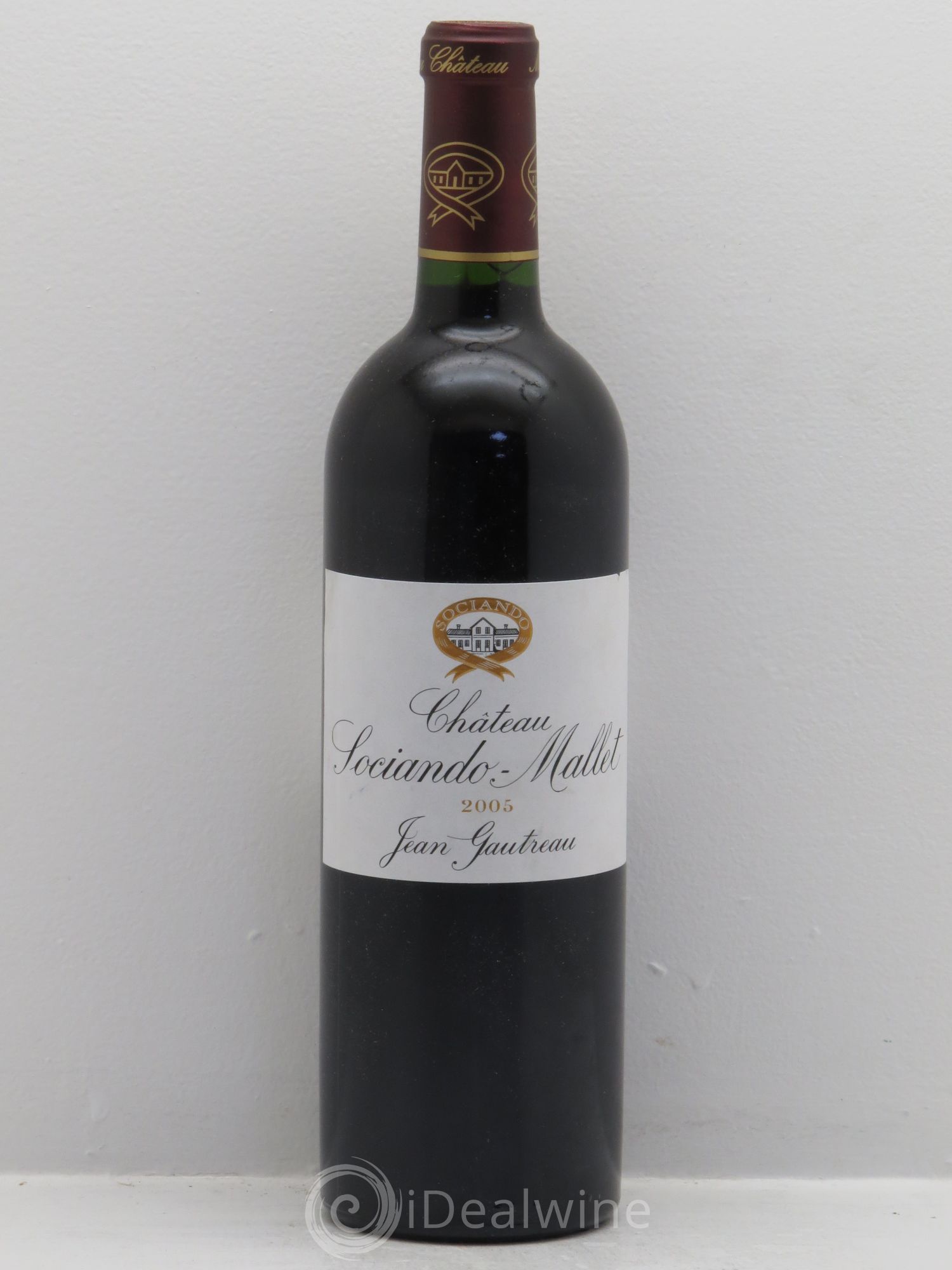 Château Sociando Mallet 2005 - Lot de 1 bouteille - 0