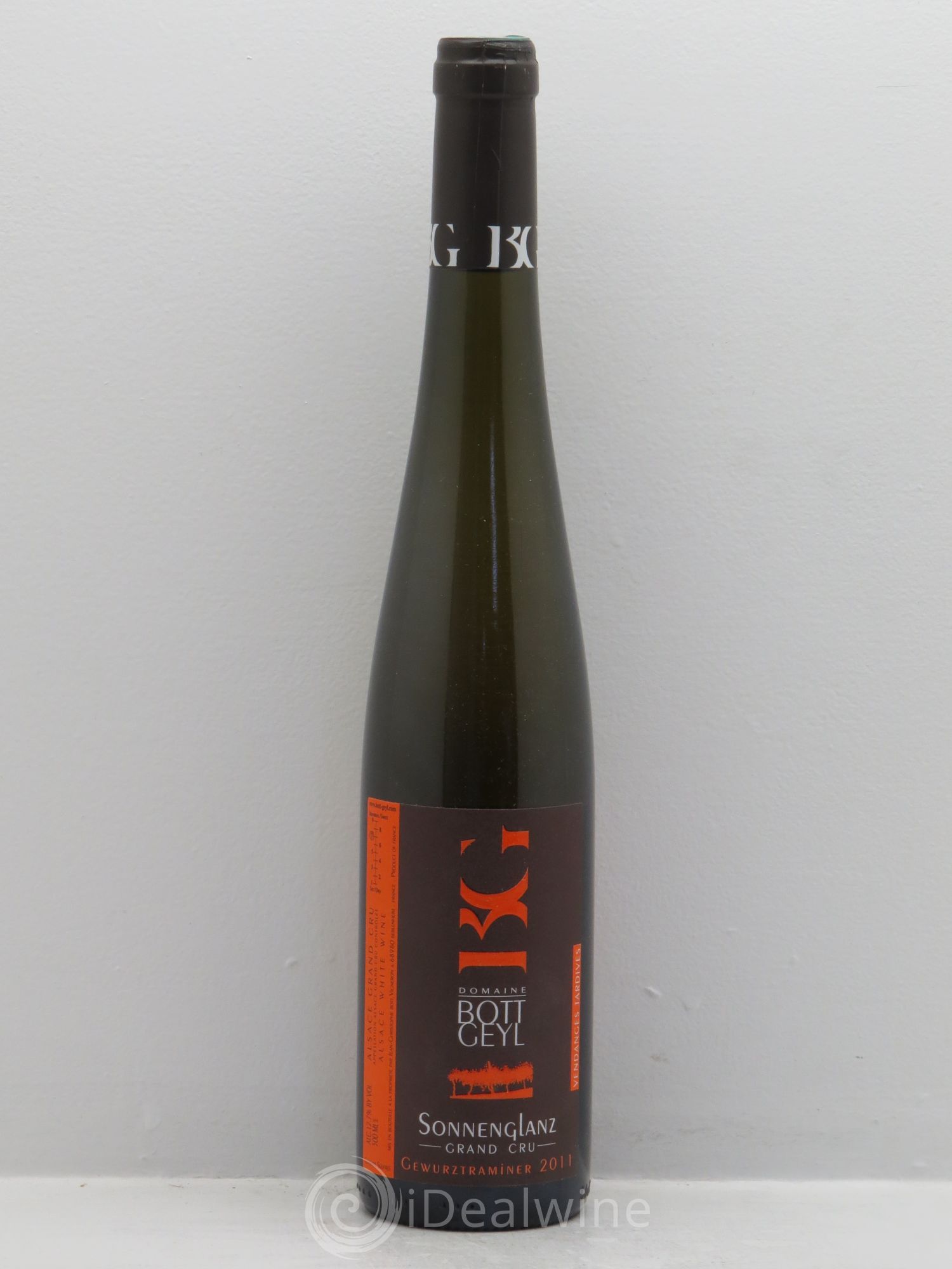 Alsace Gewurztraminer Grand Cru Sonnenglanz Vendanges Tardives Bott-Geyl (Domaine) (50cl) 2011 - Lotto di 1 bottiglia - 0