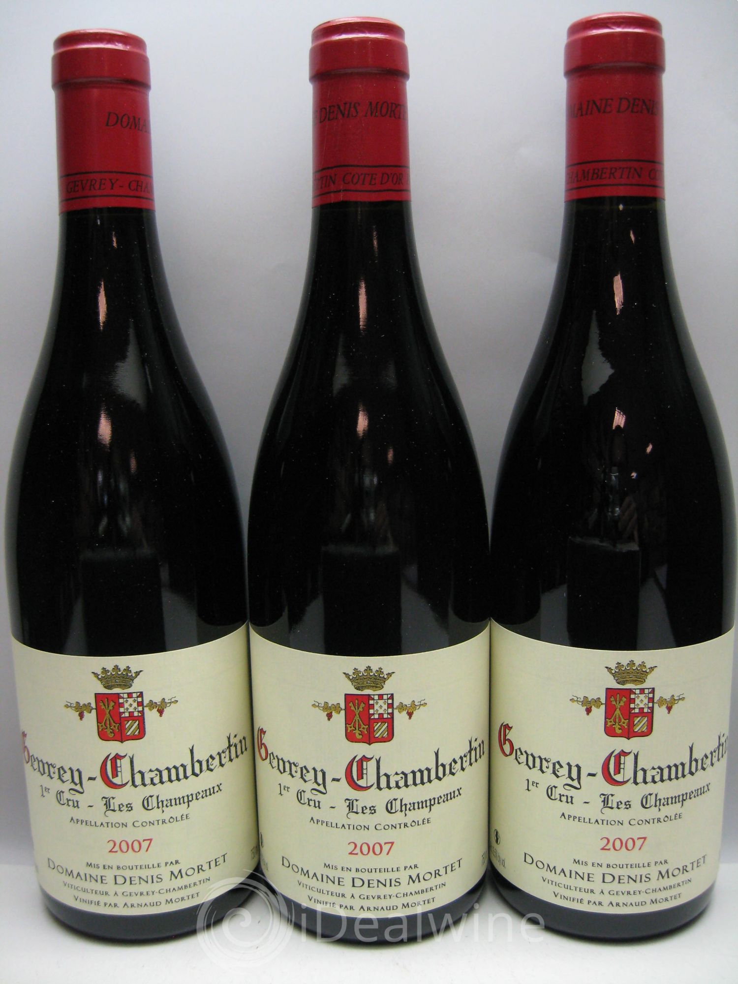 Gevrey-Chambertin 1er Cru Les Champeaux Denis Mortet (Domaine) 2007 - Lot de 3 bouteilles - 0