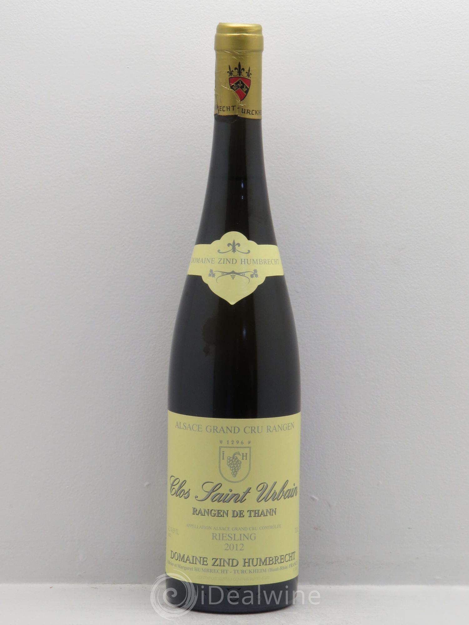 Alsace Riesling Grand Cru Rangen de Thann Clos Saint Urbain Zind-Humbrecht (Domaine) 2012 - Lot de 1 bouteille - 0