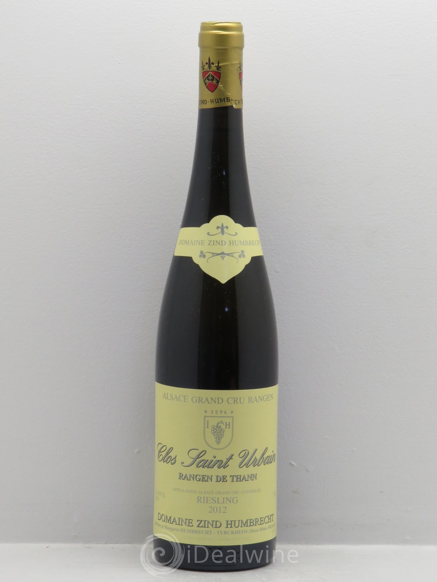 Alsace Riesling Grand Cru Rangen de Thann Clos Saint Urbain Zind-Humbrecht (Domaine) 2012 - Lot de 1 bouteille - 0