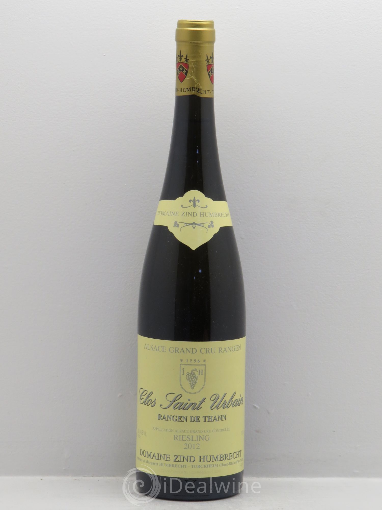 Alsace Riesling Grand Cru Rangen de Thann Clos Saint Urbain Zind-Humbrecht (Domaine) 2012 - Lot de 1 bouteille - 0