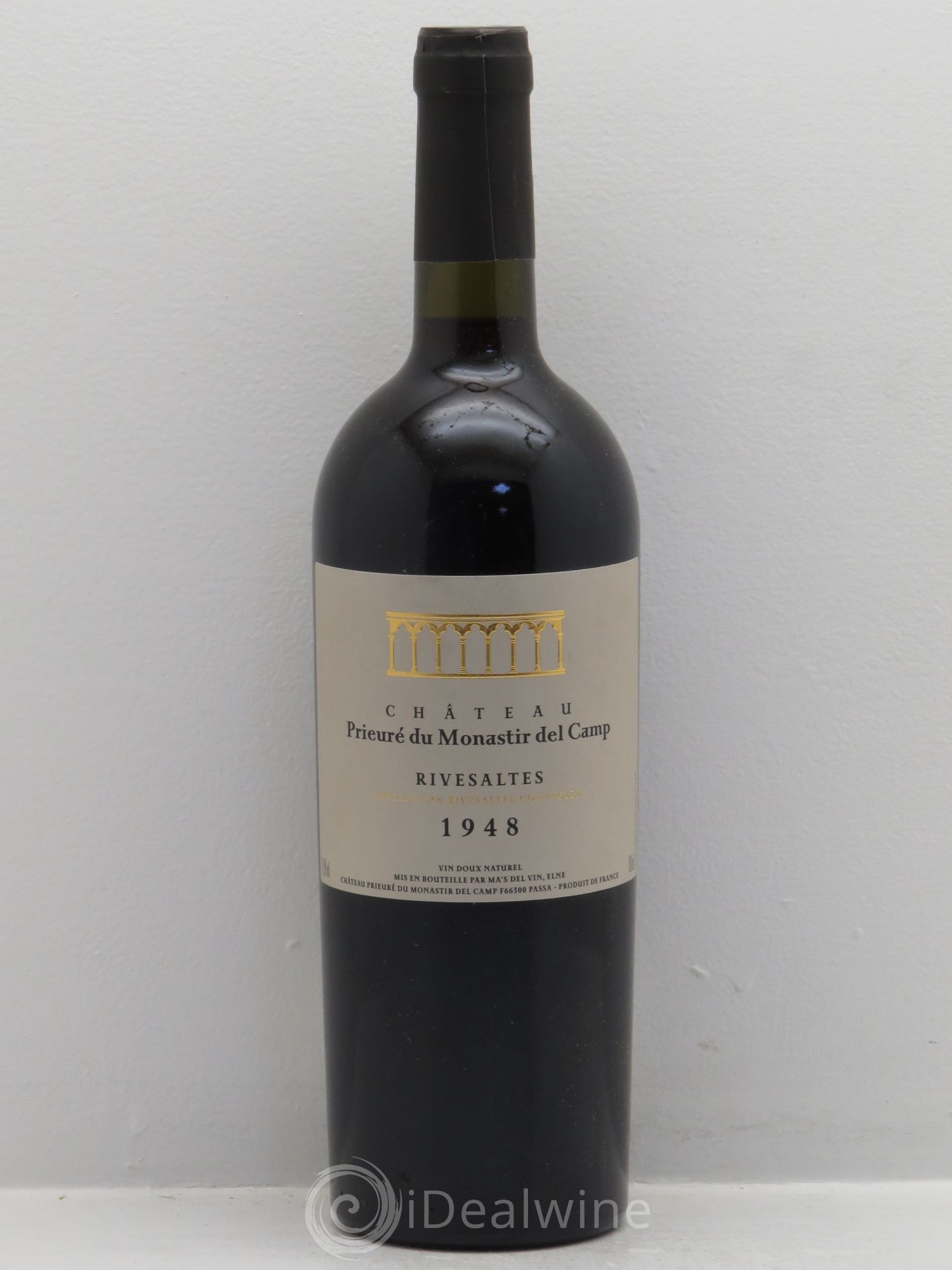 Rivesaltes Château Prieuré du Monastir del Camp 1948 - Lot de 1 bouteille - 0