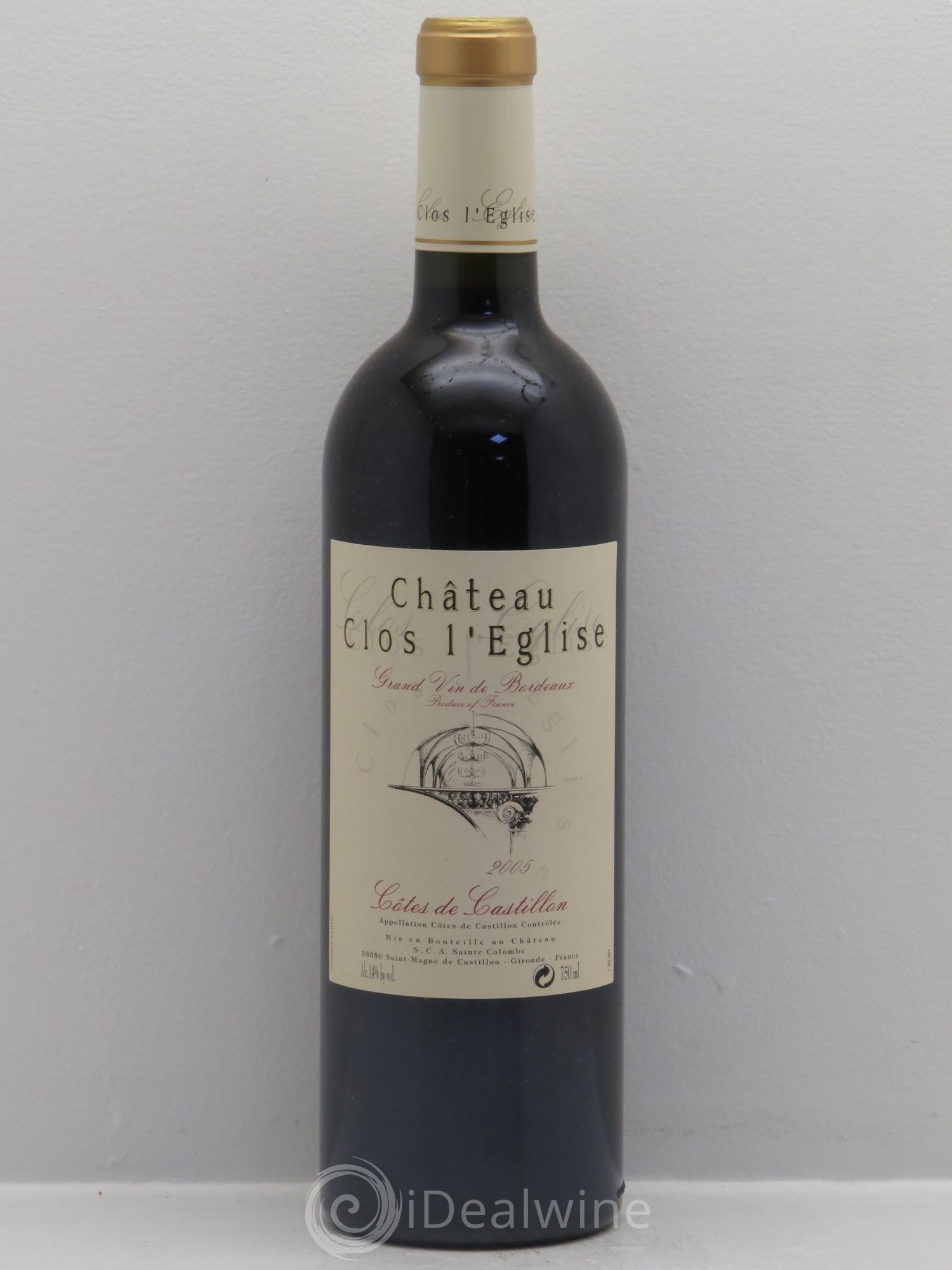 Clos l'Eglise 2005 - Lot de 1 bouteille - 0