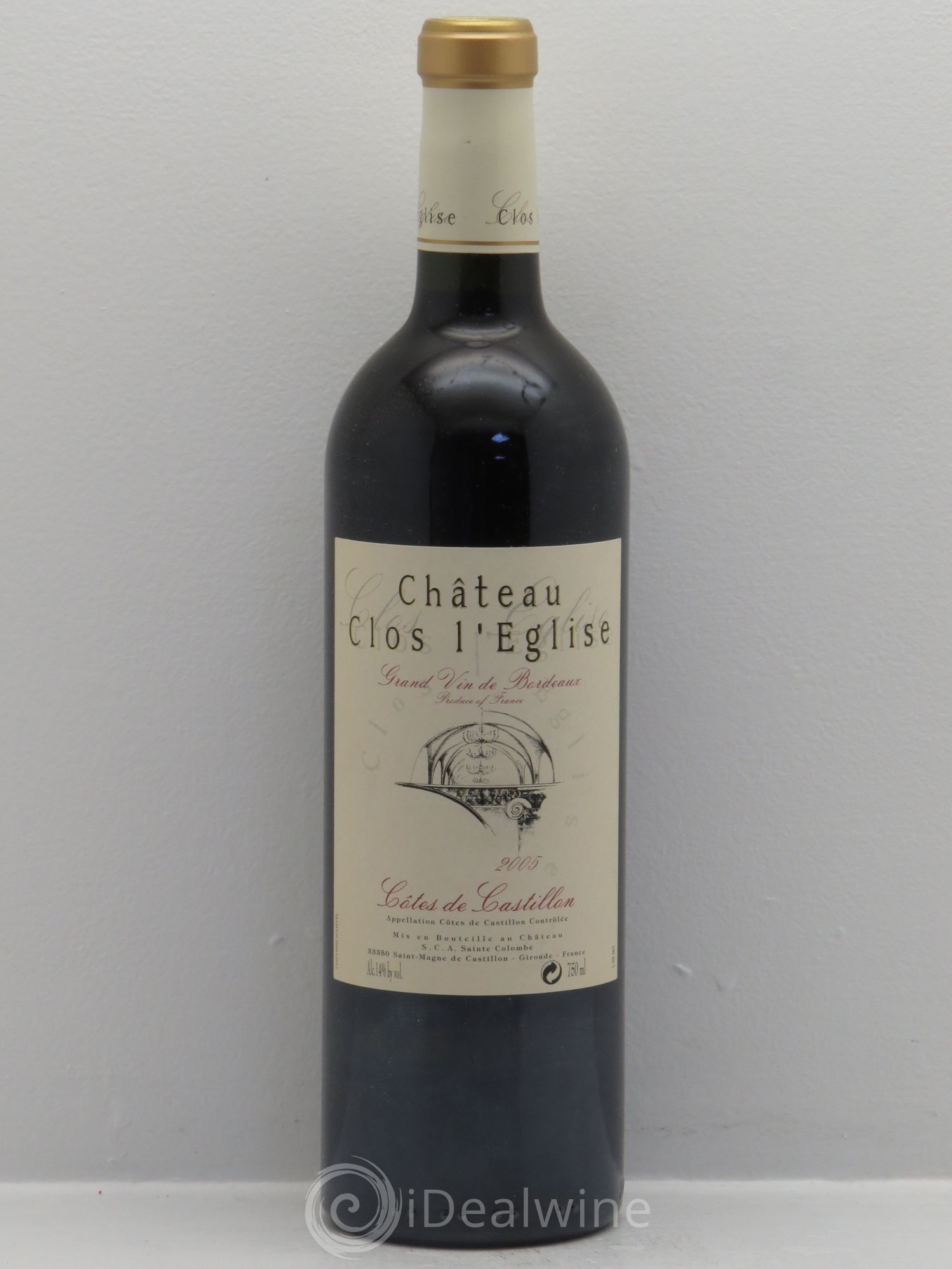 Clos l'Eglise 2005 - Lot de 1 bouteille - 0