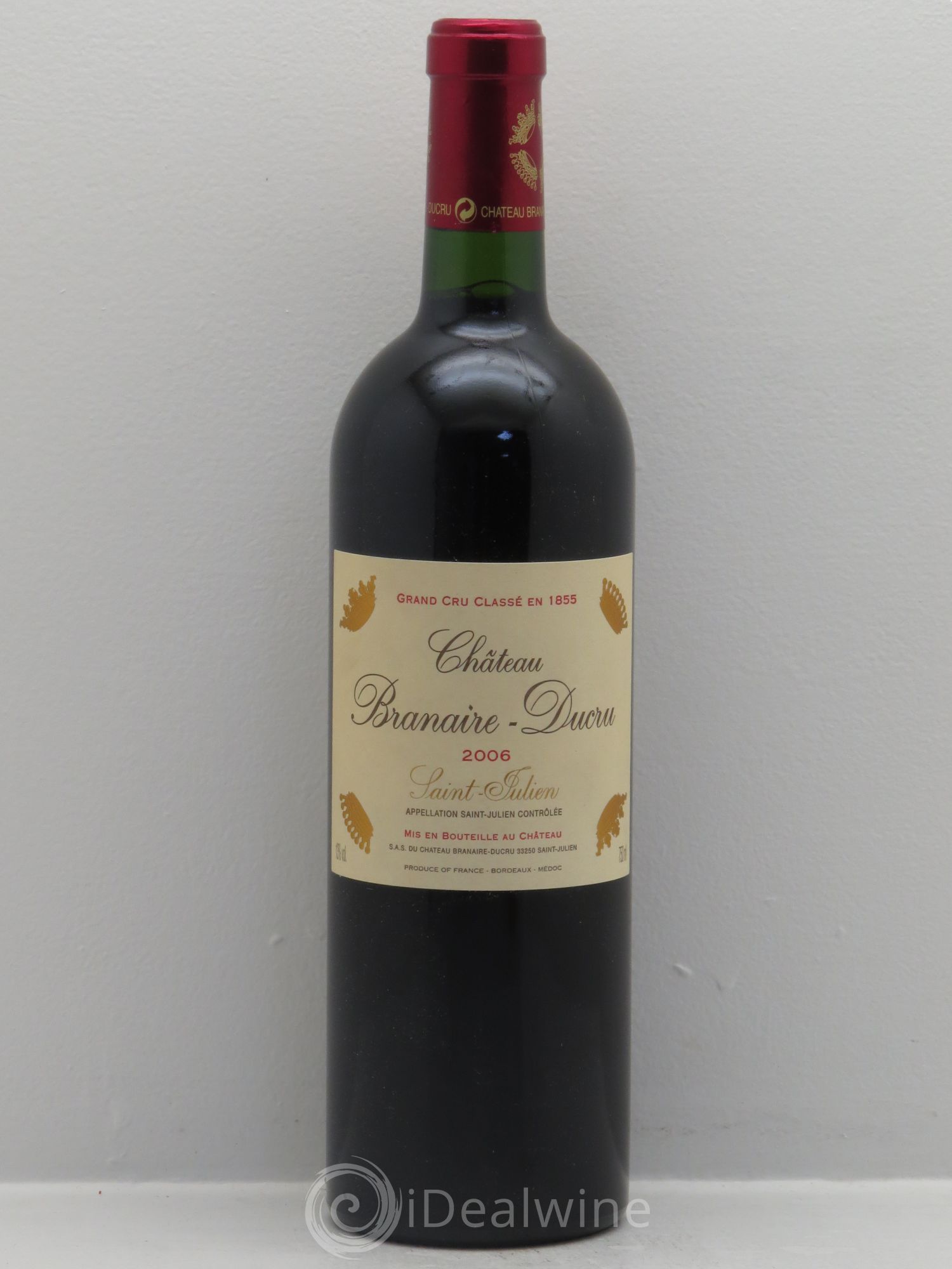 Château Branaire Ducru 4ème Grand Cru Classé 2006 - Lot de 1 bouteille - 0