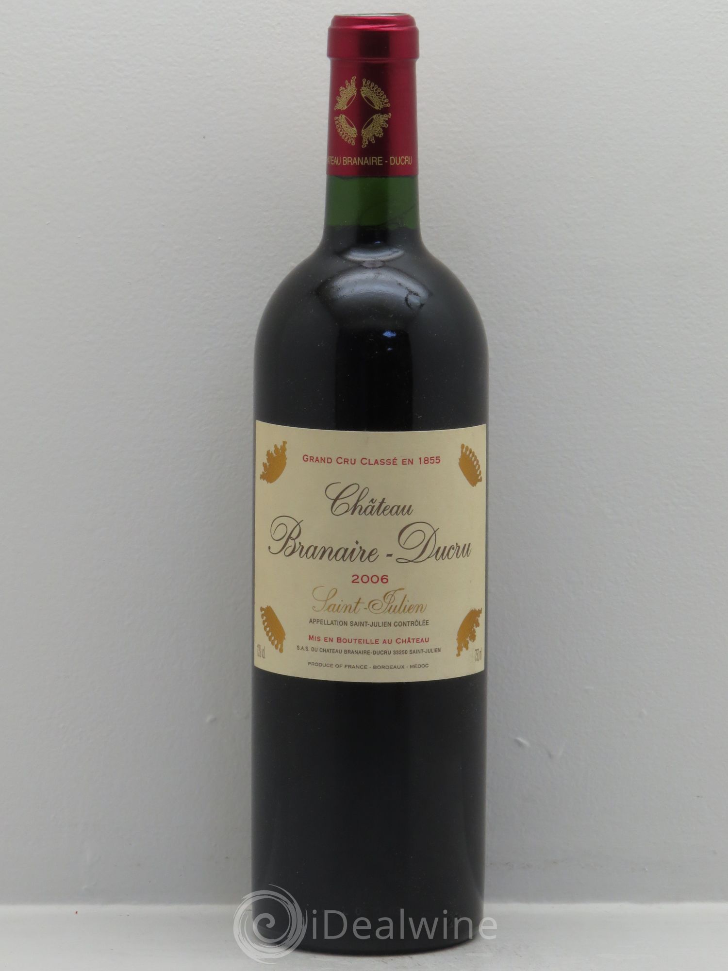 Château Branaire Ducru 4ème Grand Cru Classé 2006 - Lotto di 1 bottiglia - 0