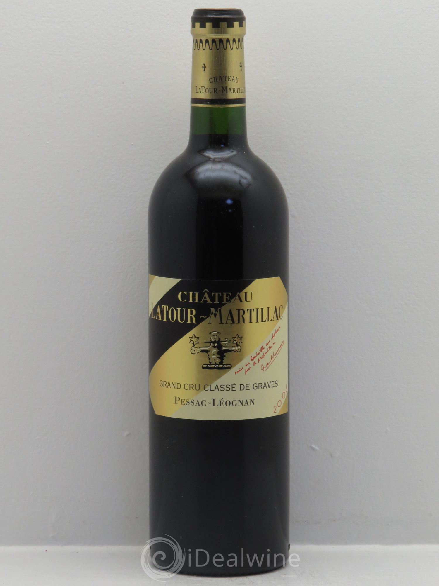 Château Latour-Martillac Cru Classé de Graves 2006 - Lot de 1 bouteille - 0