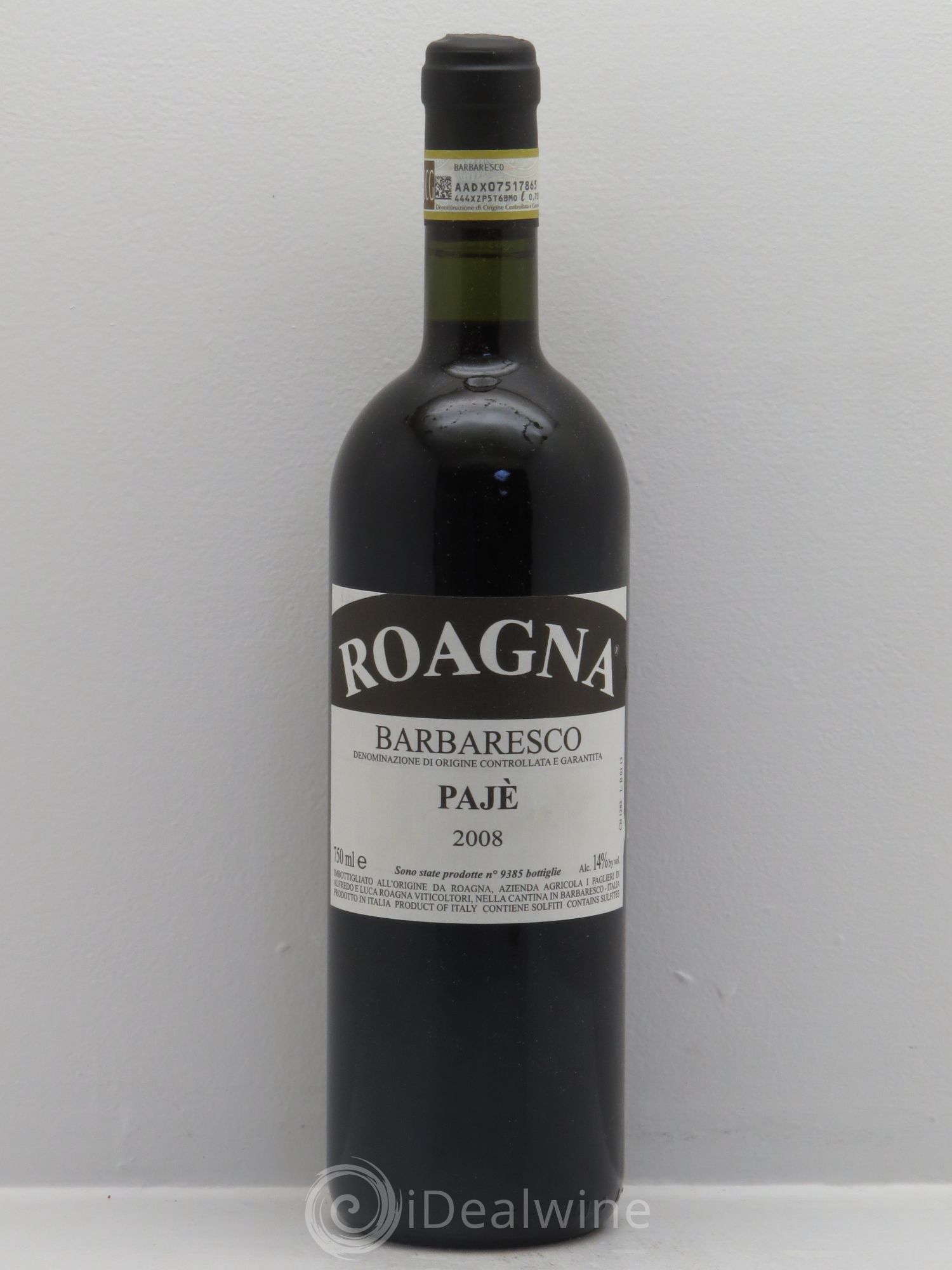 Barbaresco DOCG Pajè Roagna 2008 - Lot de 1 bouteille - 0