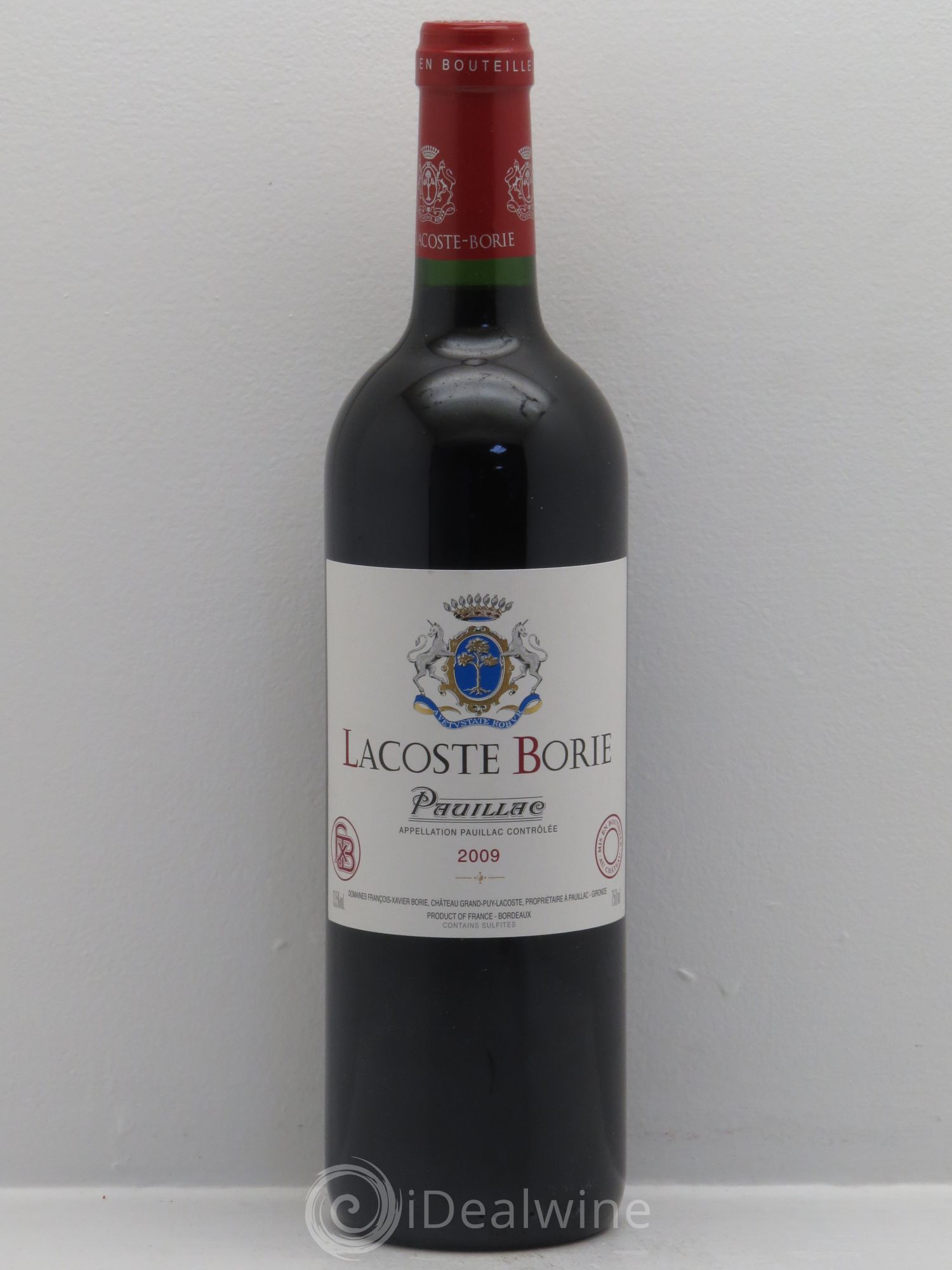 Lacoste Borie 2009 - Lot de 1 bouteille - 0