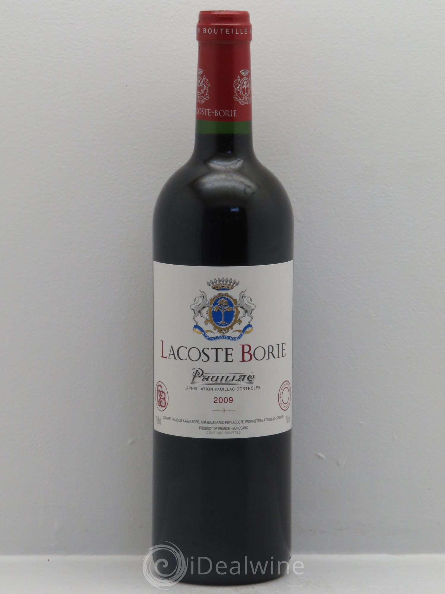 Lacoste Borie 2009 - Lot de 1 bouteille - 0