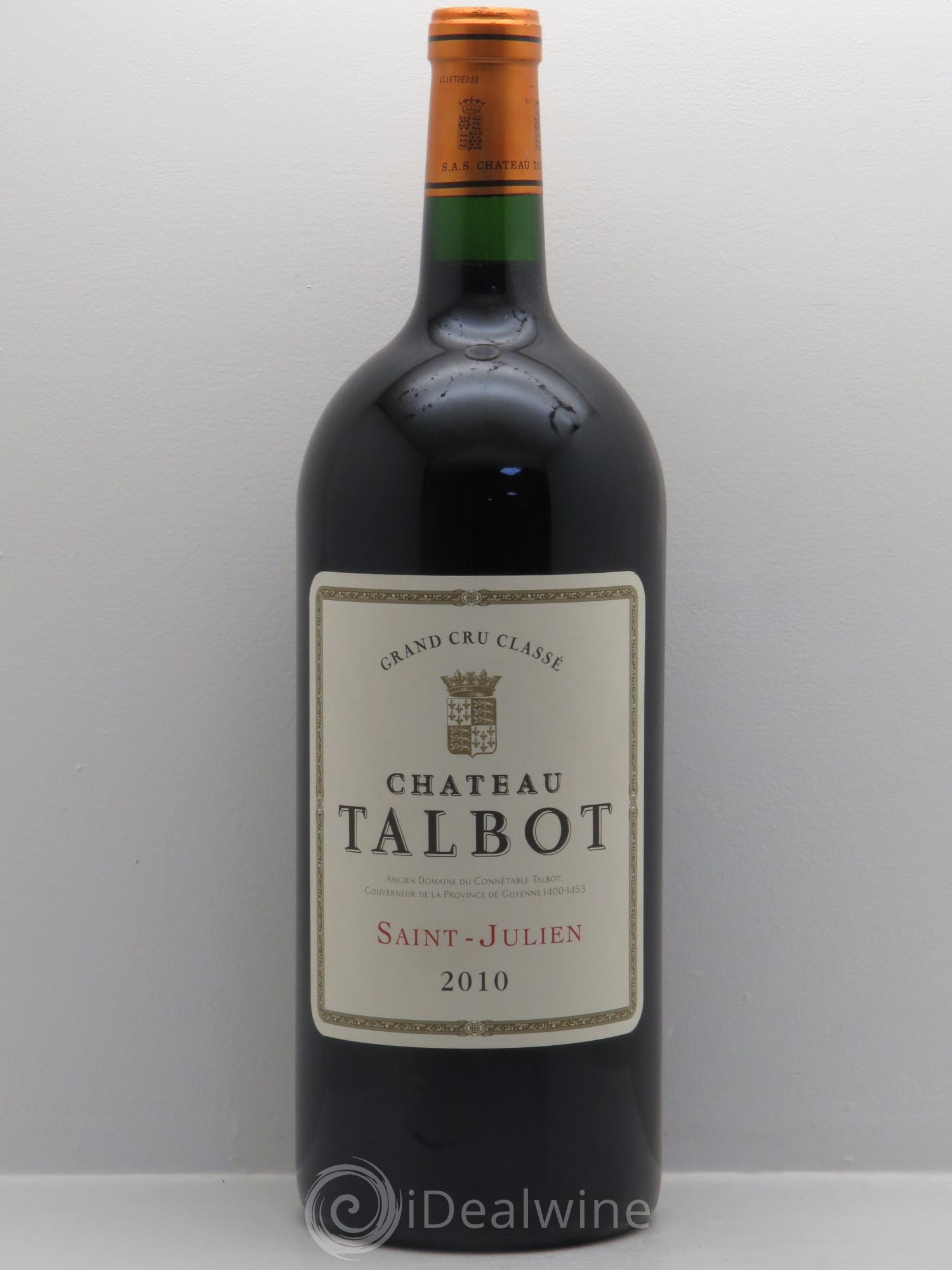 Château Talbot 4ème Grand Cru Classé 2010 - Lot de 1 double magnum - 0