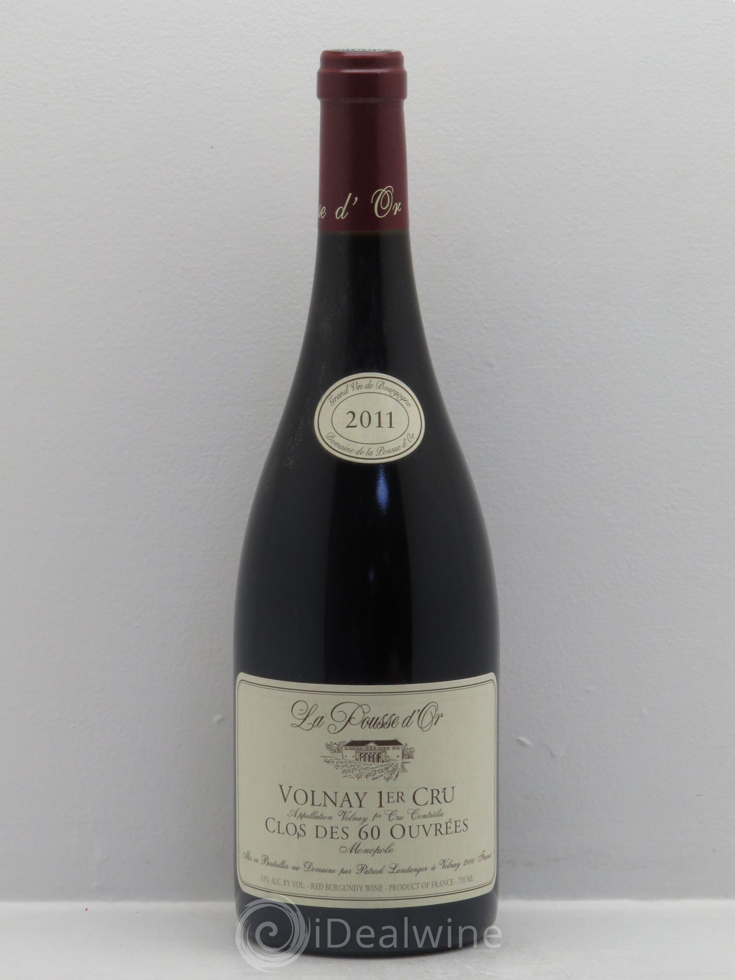 Volnay 1er Cru Clos des 60 ouvrées La Pousse d'Or (Domaine de) 2011 - Lot de 1 bouteille - 0