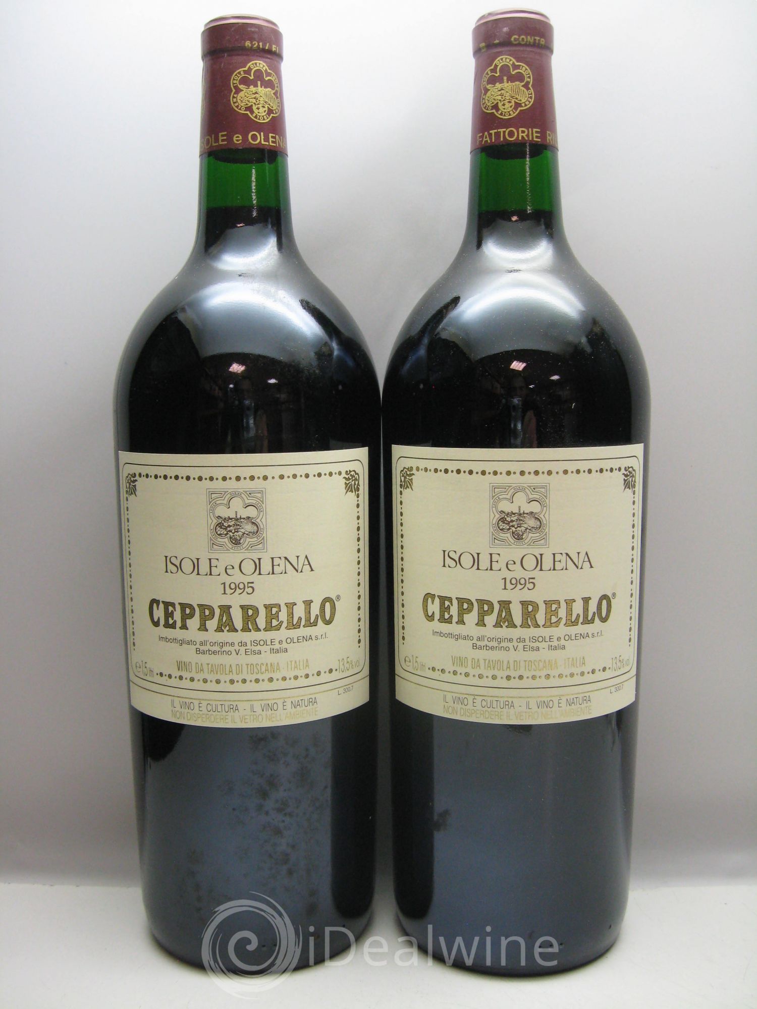 Italie Isole E Olena Cepparello - Toscana 1995 - Posten von 2 Magnum - 0